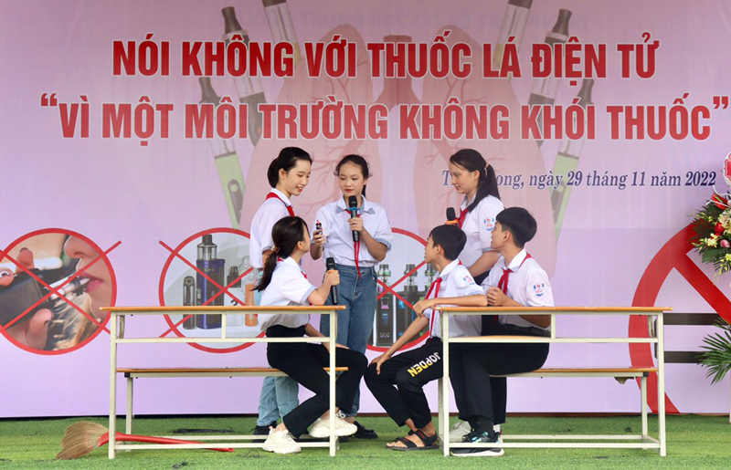Tập huấn hướng dẫn xây dựng môi trường không khói thuốc lá