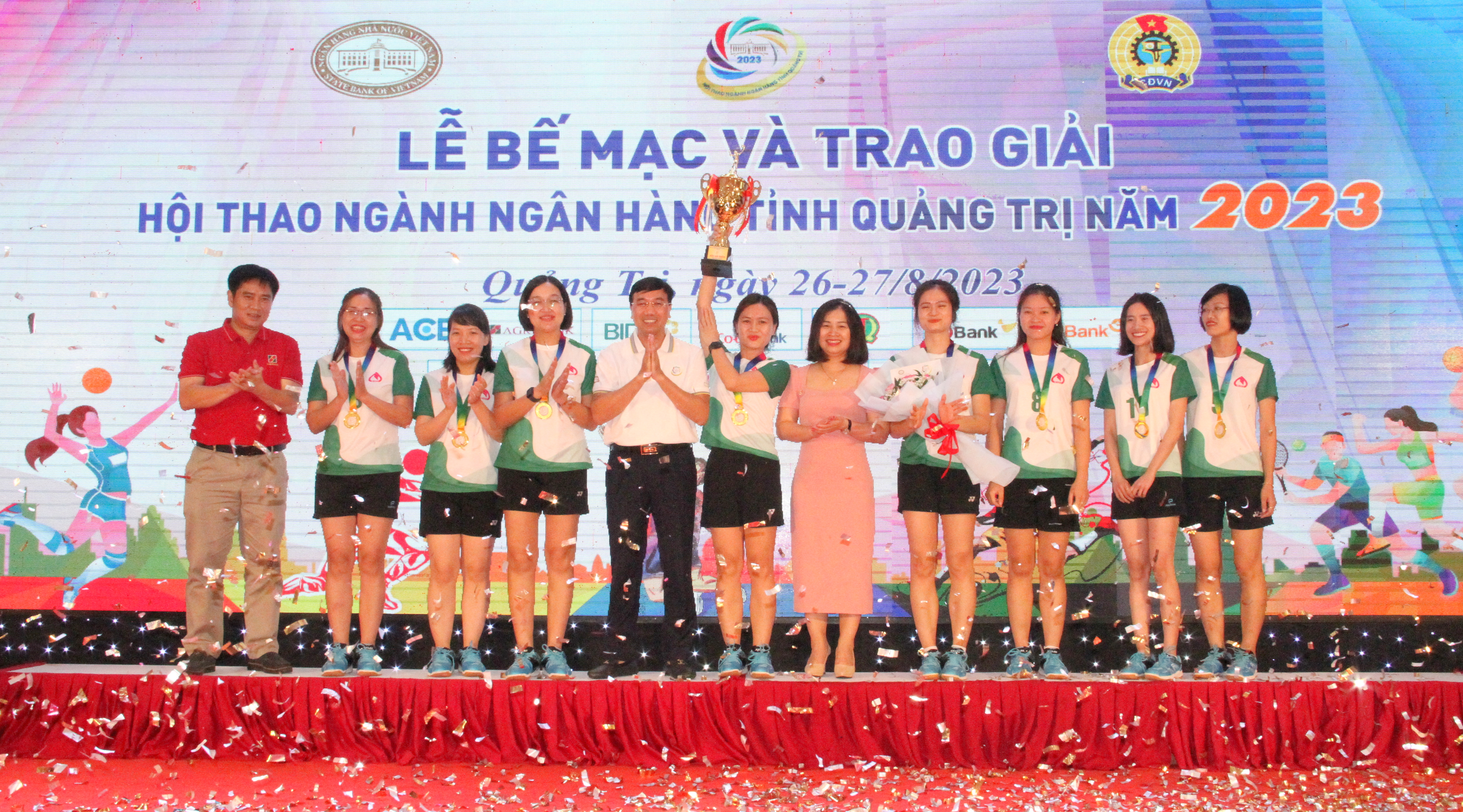 Bế mạc Hội thao ngành Ngân hàng Quảng Trị năm 2023