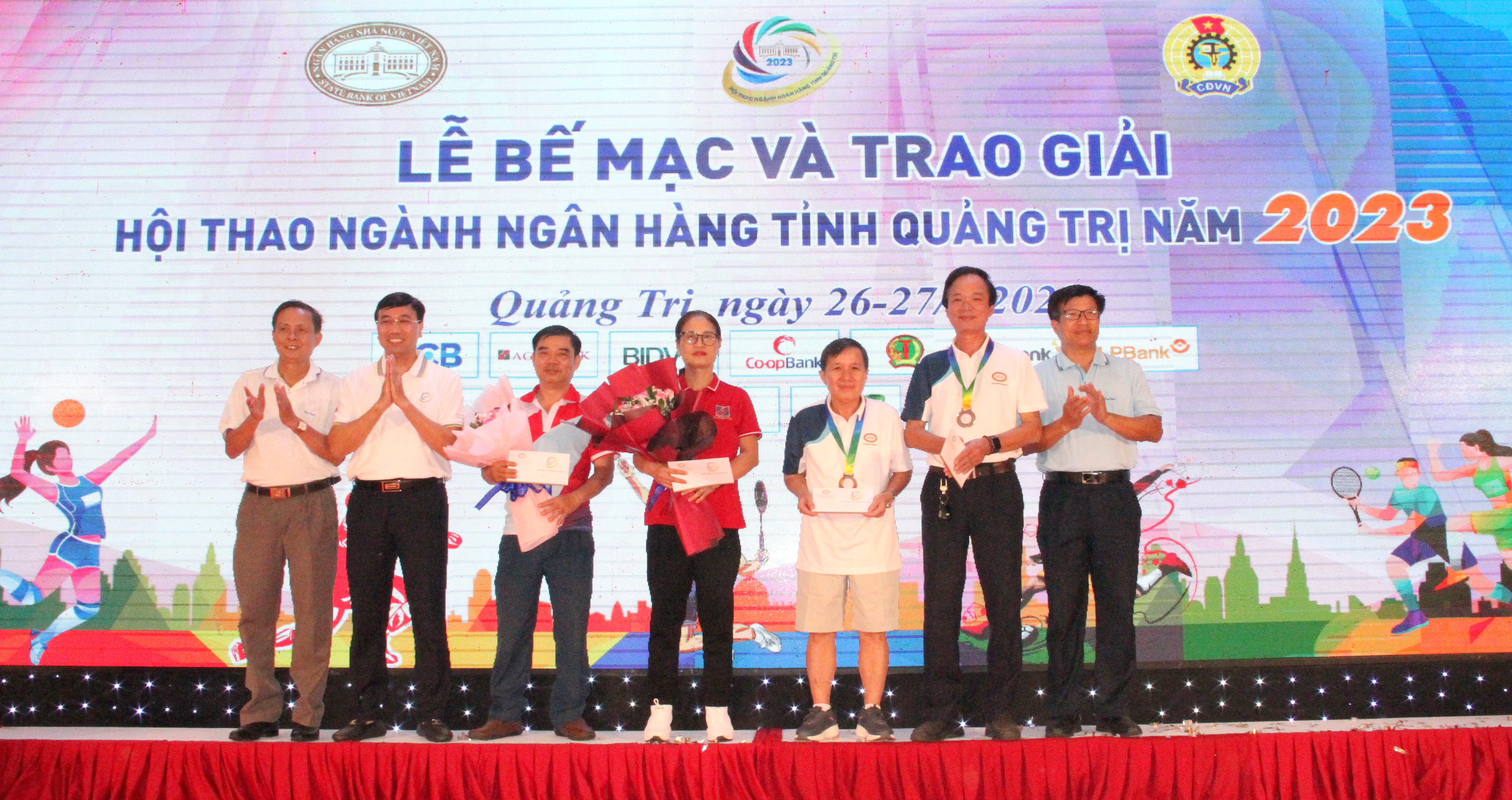 Bế mạc Hội thao ngành Ngân hàng Quảng Trị năm 2023