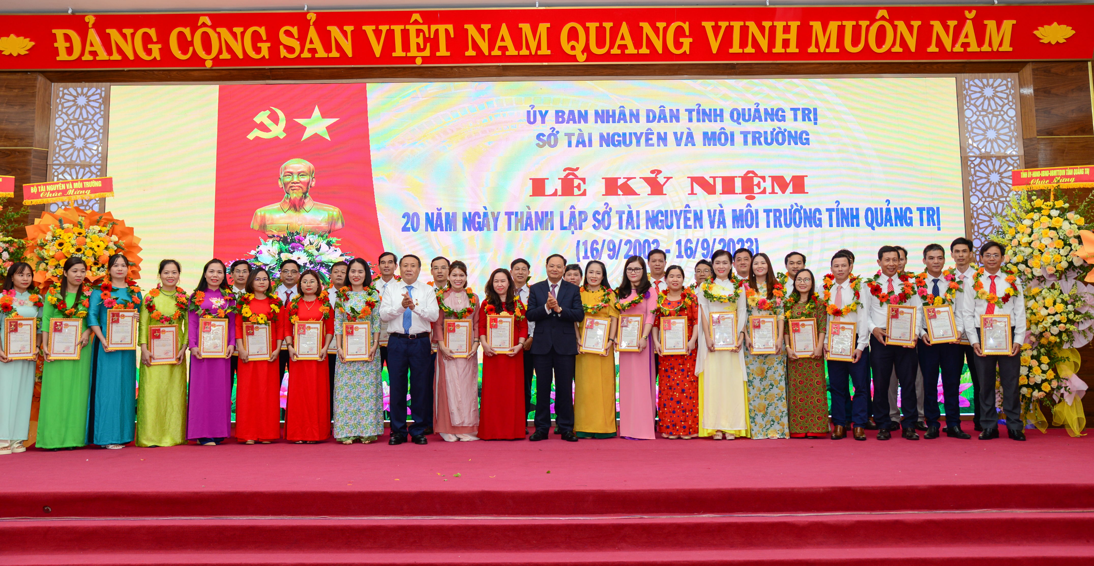 Kỷ niệm 20 năm ngày thành lập Sở Tài nguyên và Môi trường