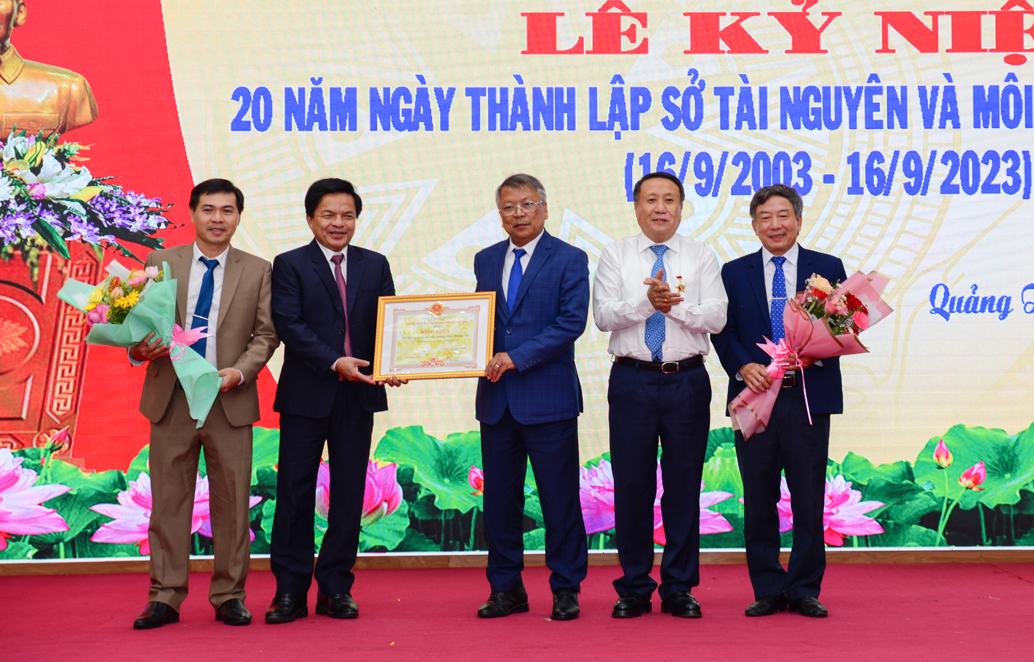 Kỷ niệm 20 năm ngày thành lập Sở Tài nguyên và Môi trường