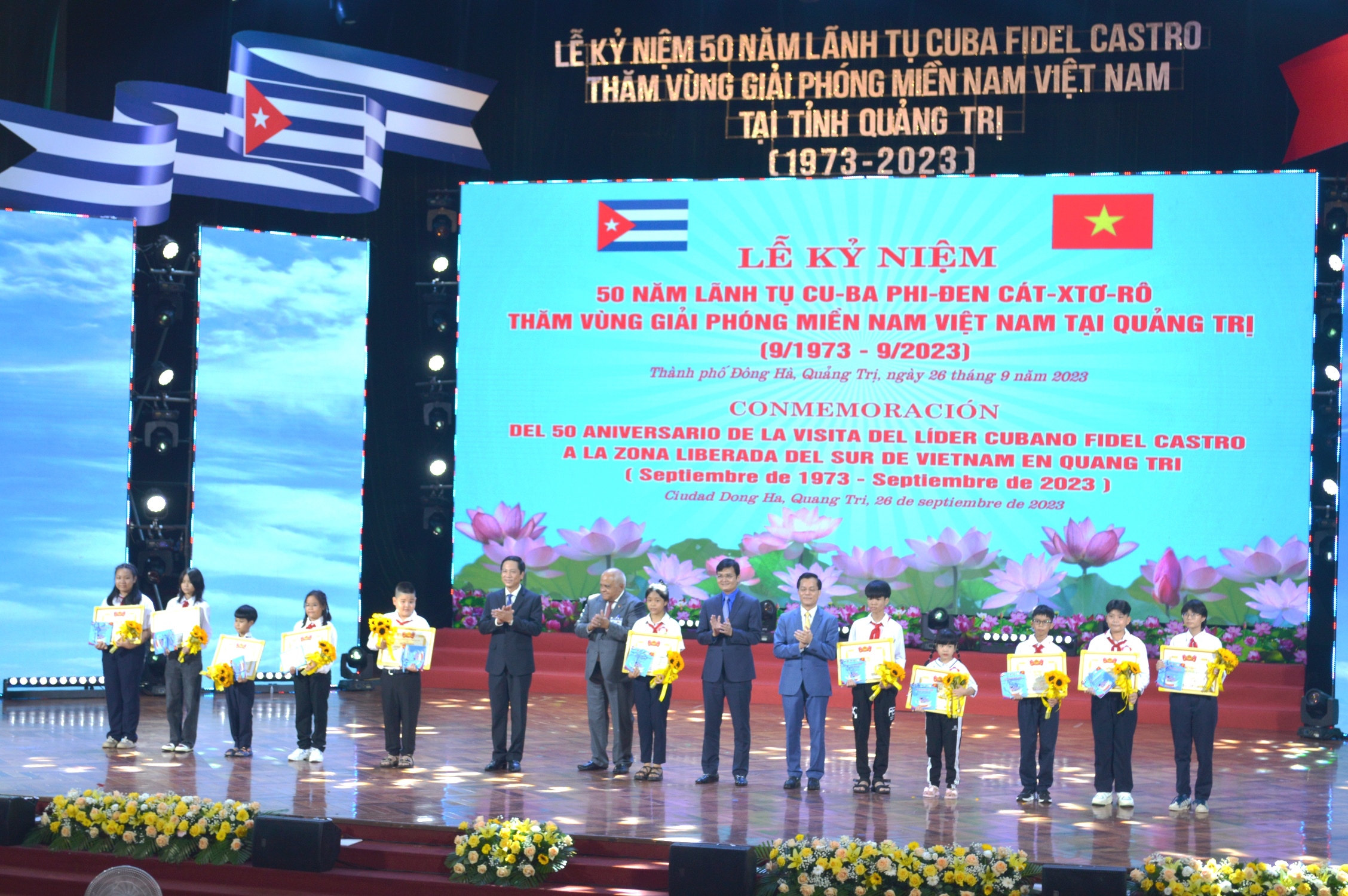 Tổ chức trọng thể Lễ kỷ niệm 50 năm Chủ tịch Cuba Fidel Castro thăm vùng giải phóng miền Nam Việt Nam tại Quảng Trị
