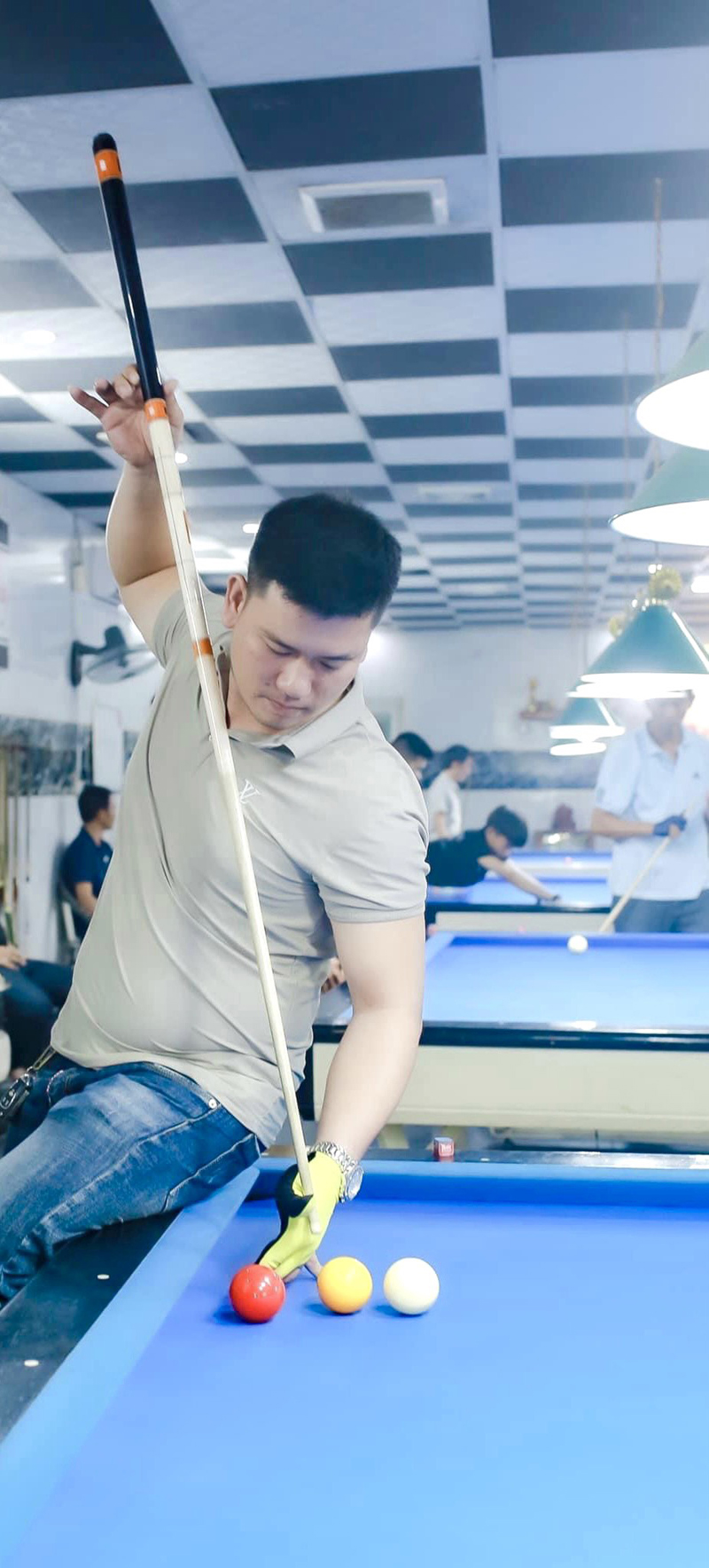Mạnh Long và niềm đam mê billiards