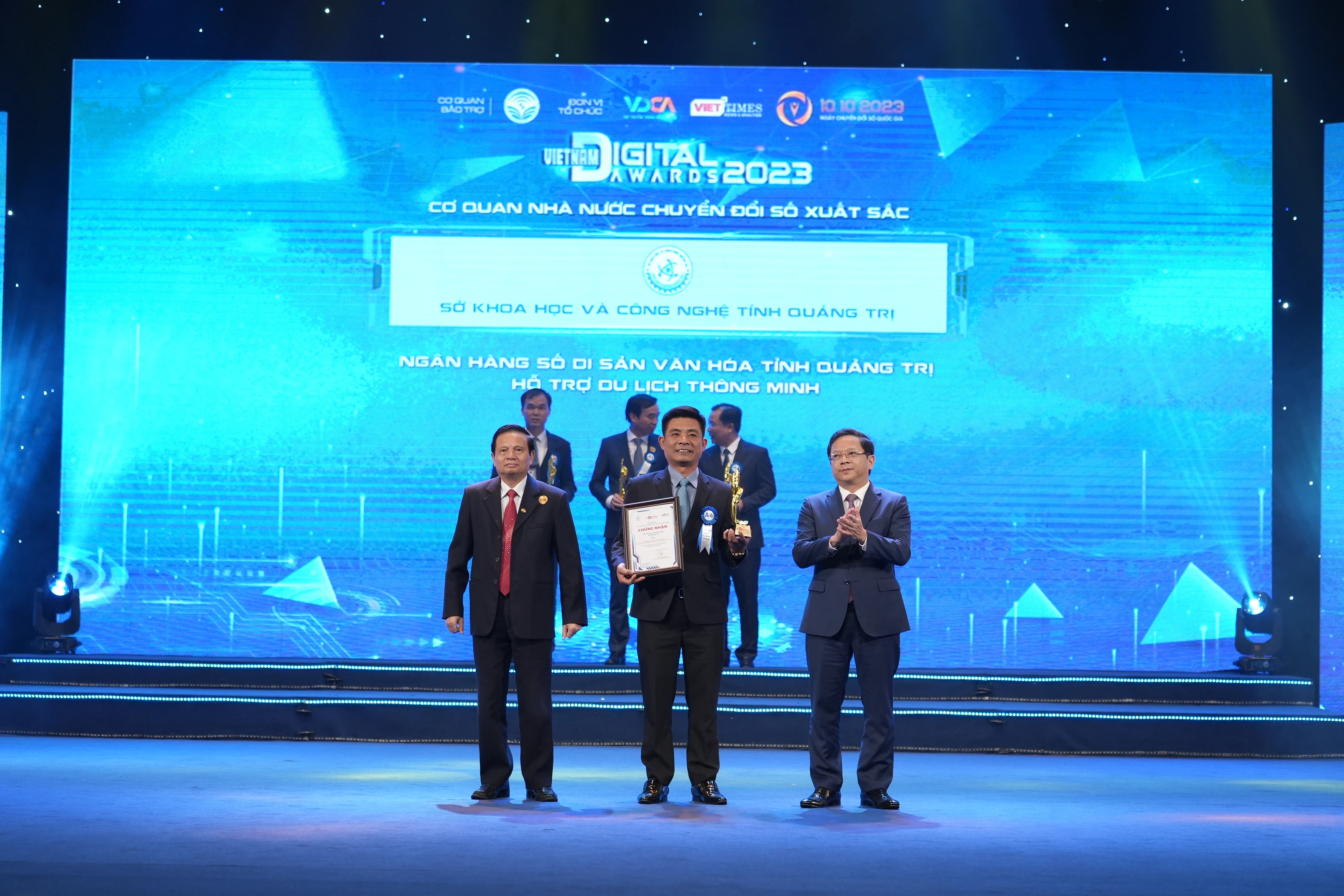 Sở Khoa học và Công nghệ Quảng Trị đoạt giải thưởng chuyển đổi số xuất sắc trong toàn quốc