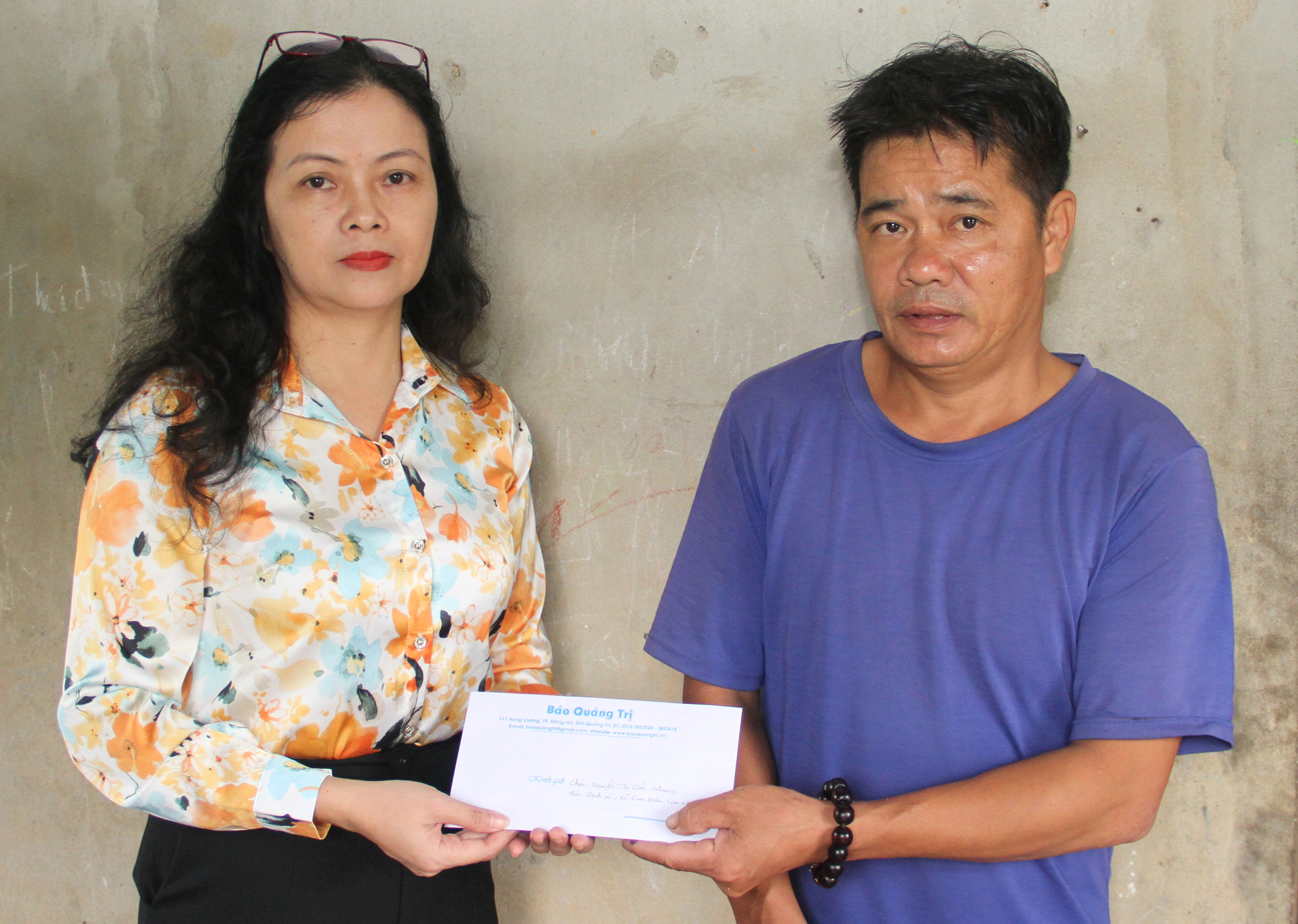 Chương trình “Vòng tay nhân ái Báo Quảng Trị”: Hỗ trợ 6 triệu đồng cho 3 hoàn cảnh khó khăn