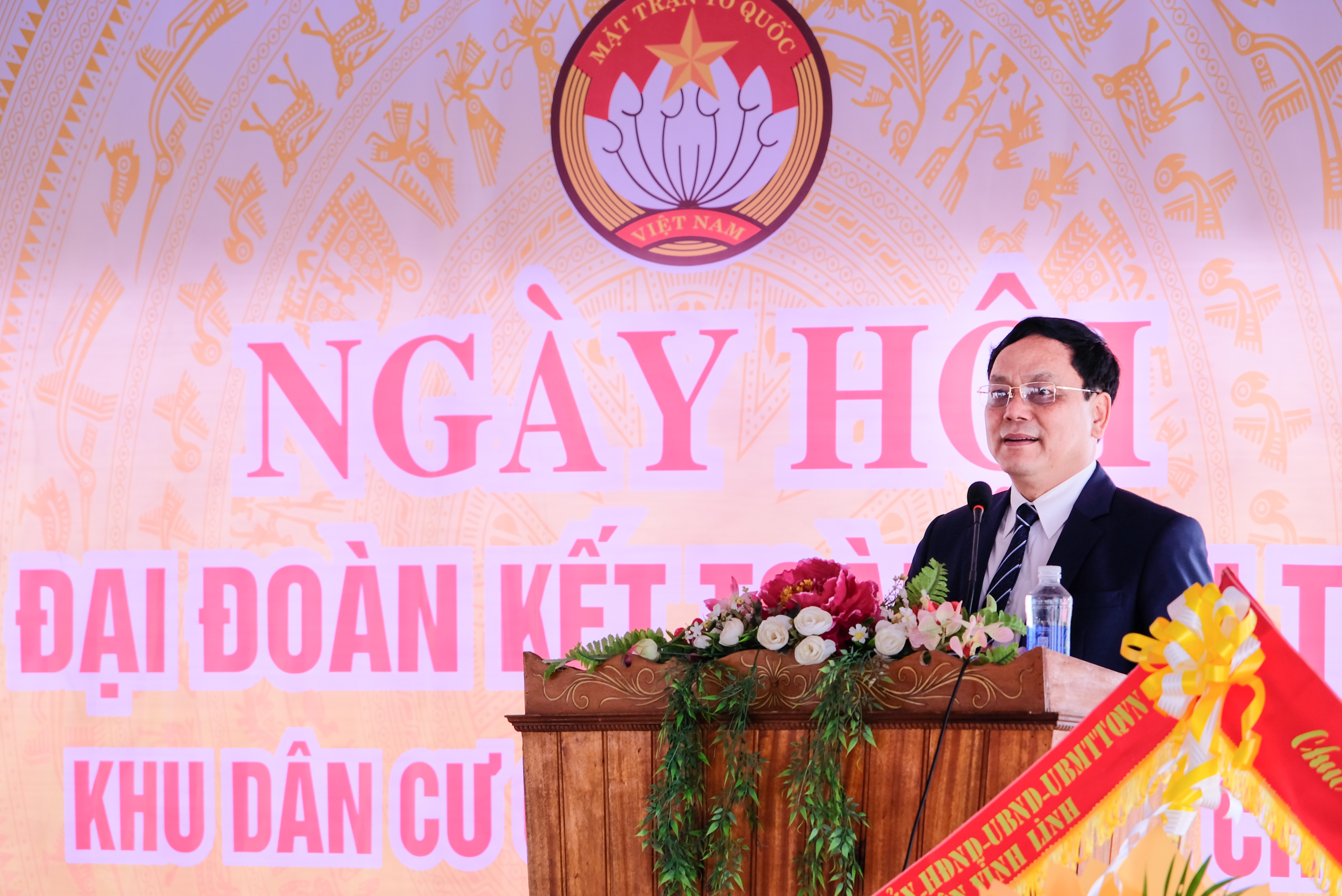 Khu dân cư Chấp Nam tổ chức Ngày hội Đại đoàn kết dân tộc