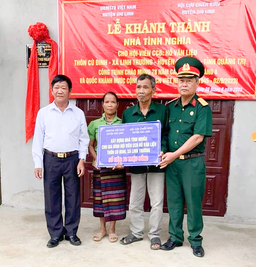 Cựu chiến binh huyện Gio Linh chung sức xây dựng quê hương