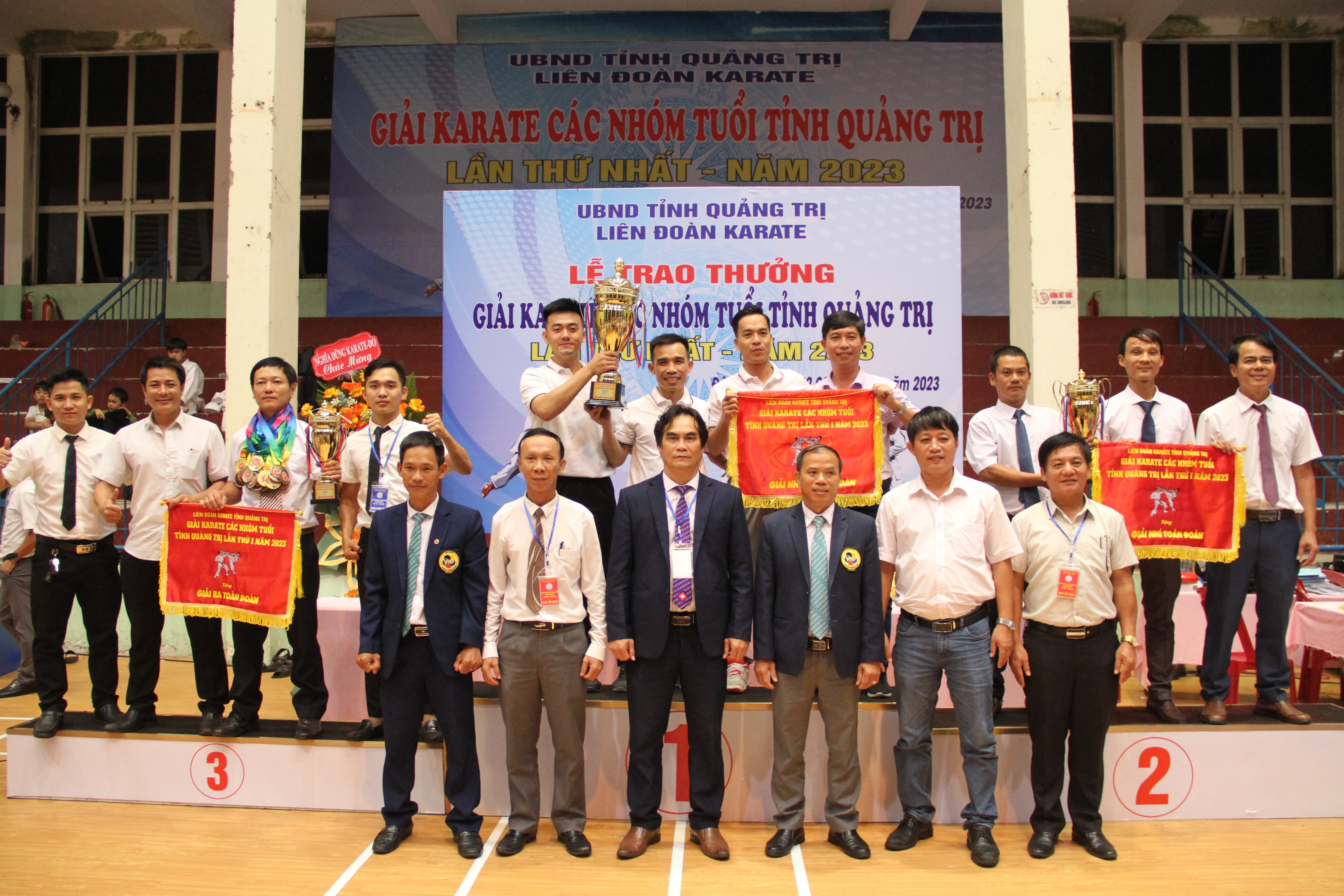 Bế mạc Giải Karate các nhóm tuổi tỉnh Quảng Trị năm 2023