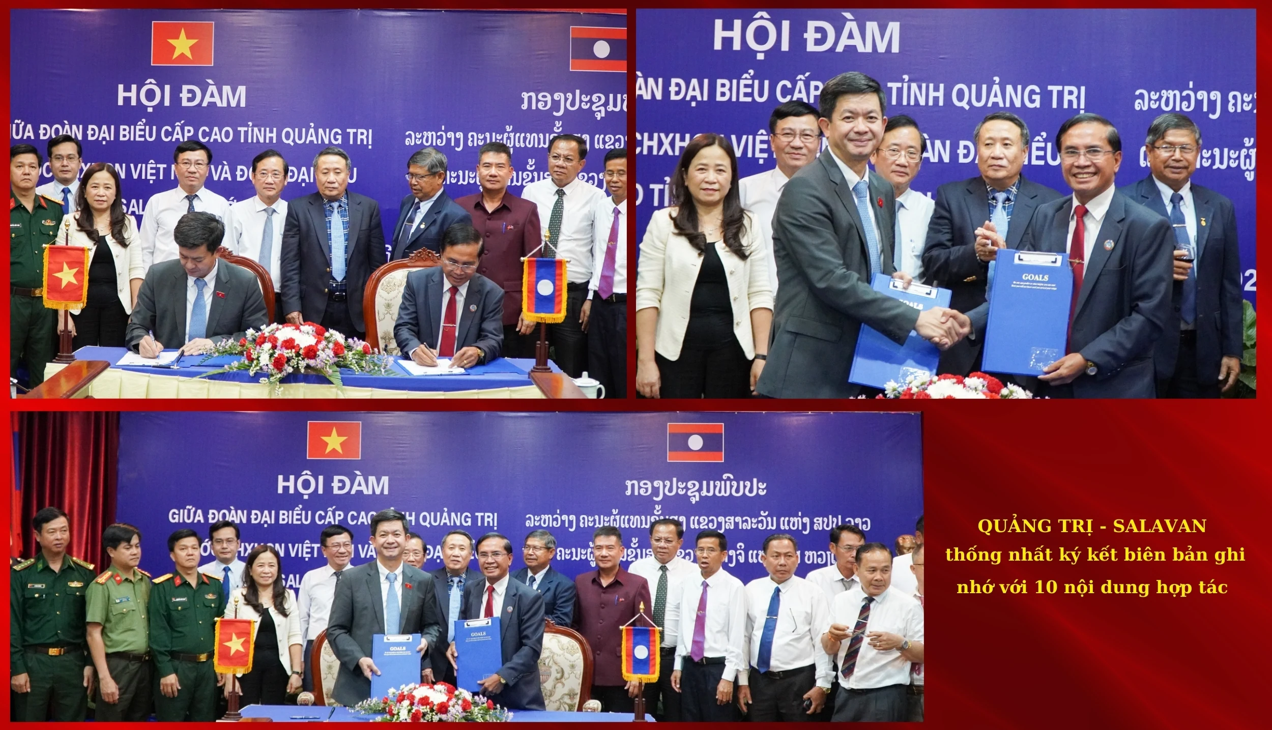 Quảng Trị vun đắp tình hữu nghị và hợp tác toàn diện với các tỉnh bạn Lào