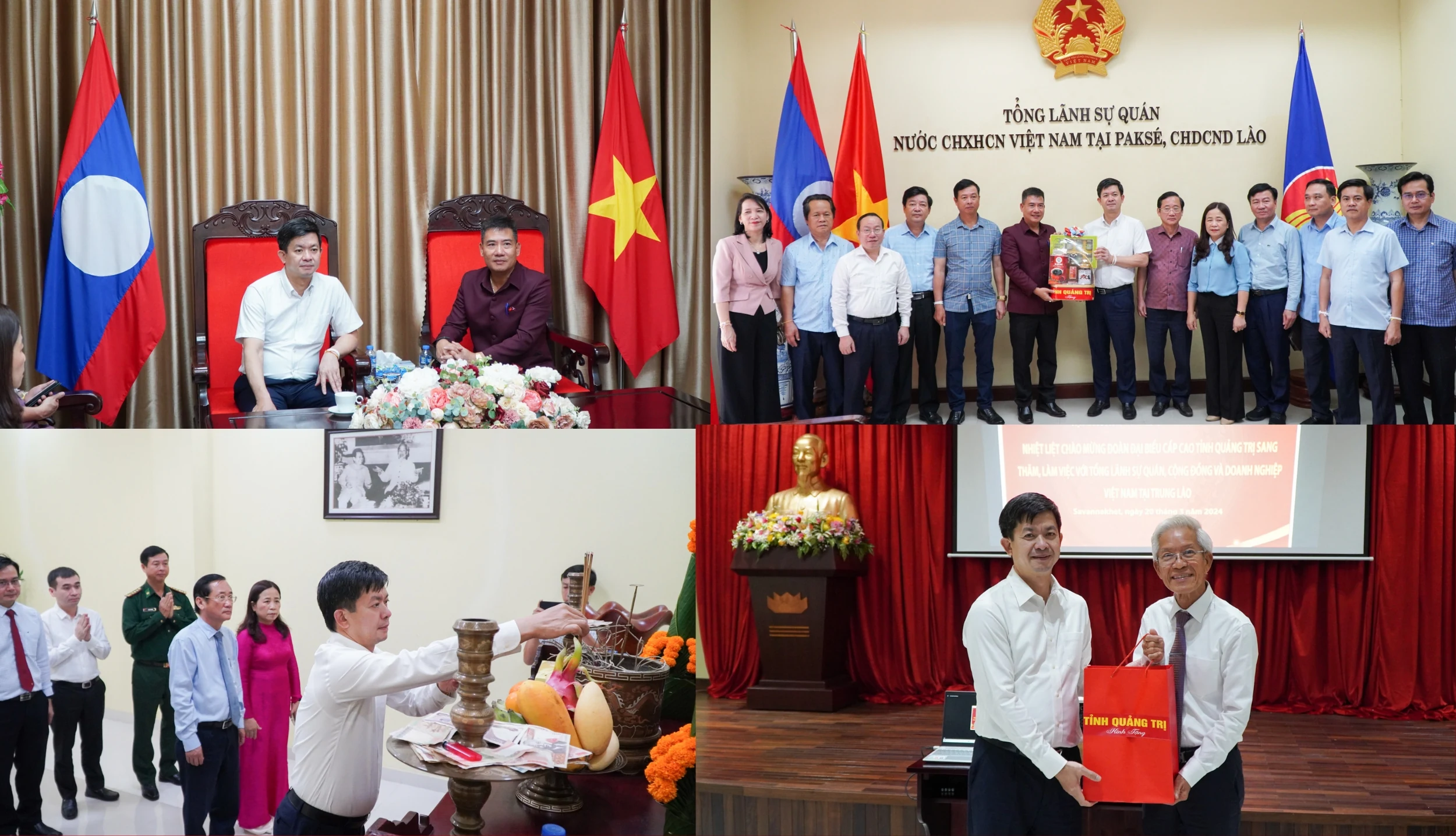 Quảng Trị vun đắp tình hữu nghị và hợp tác toàn diện với các tỉnh bạn Lào