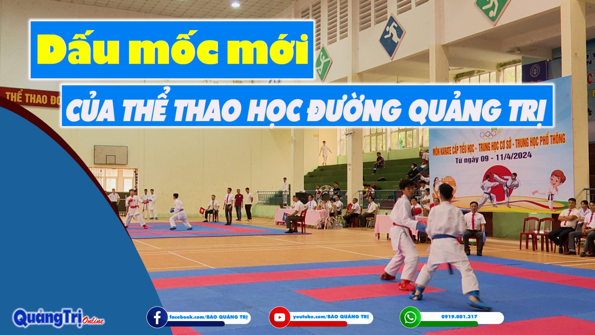 Dấu mốc mới của thể thao học đường Quảng Trị