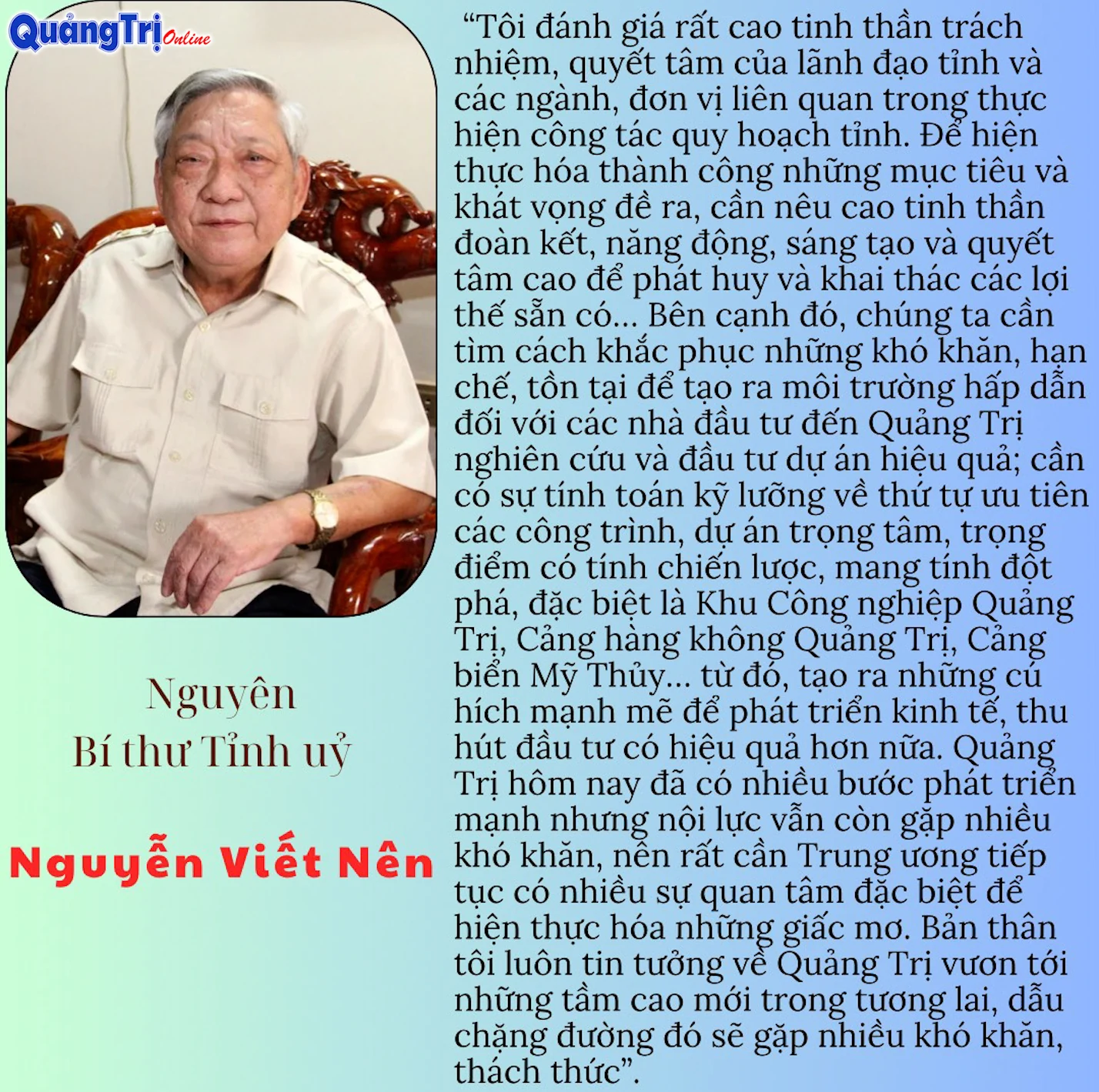 Động lực mới, cơ hội mới cho Quảng Trị