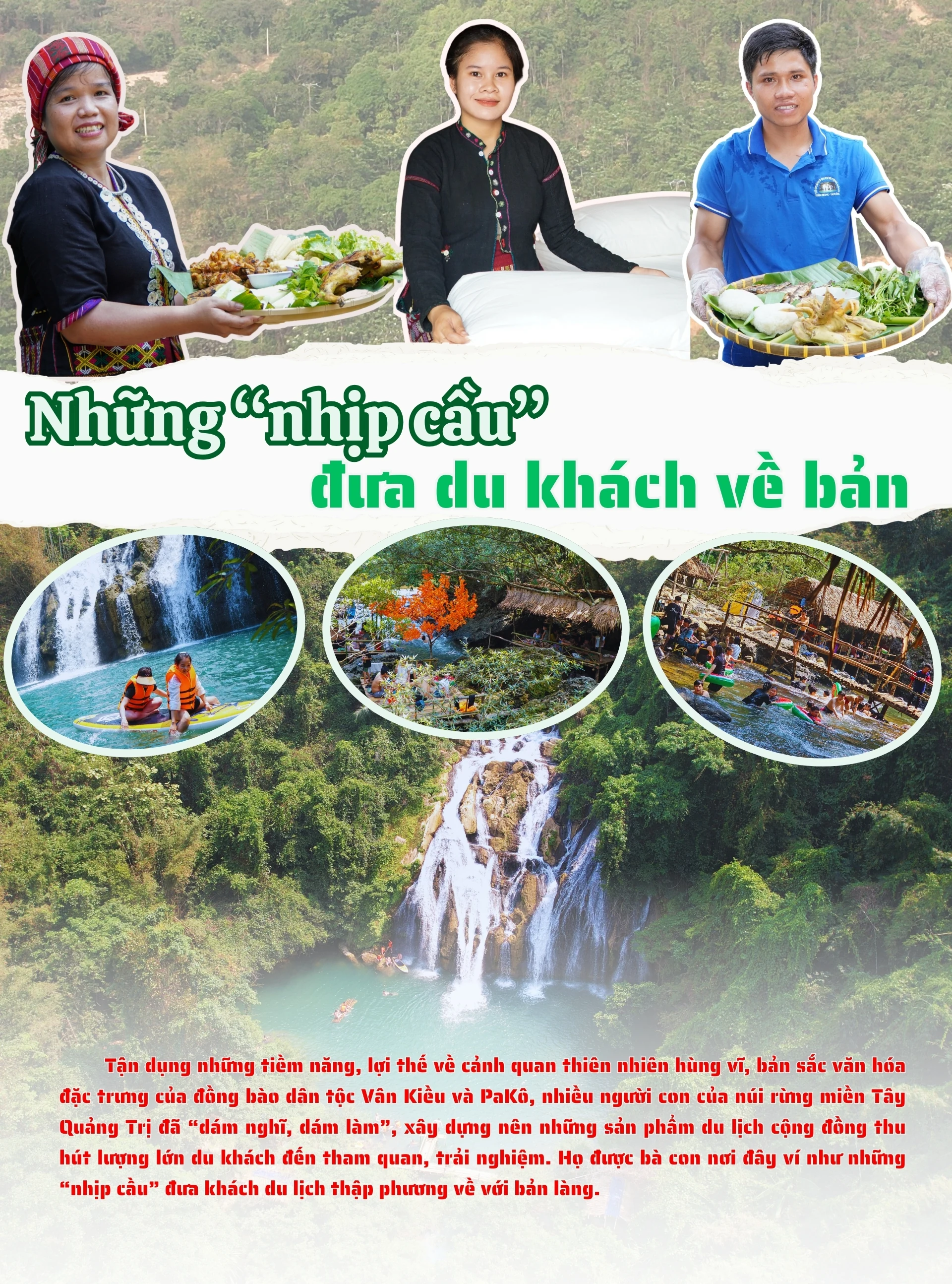 Những “nhịp cầu” đưa du khách về bản