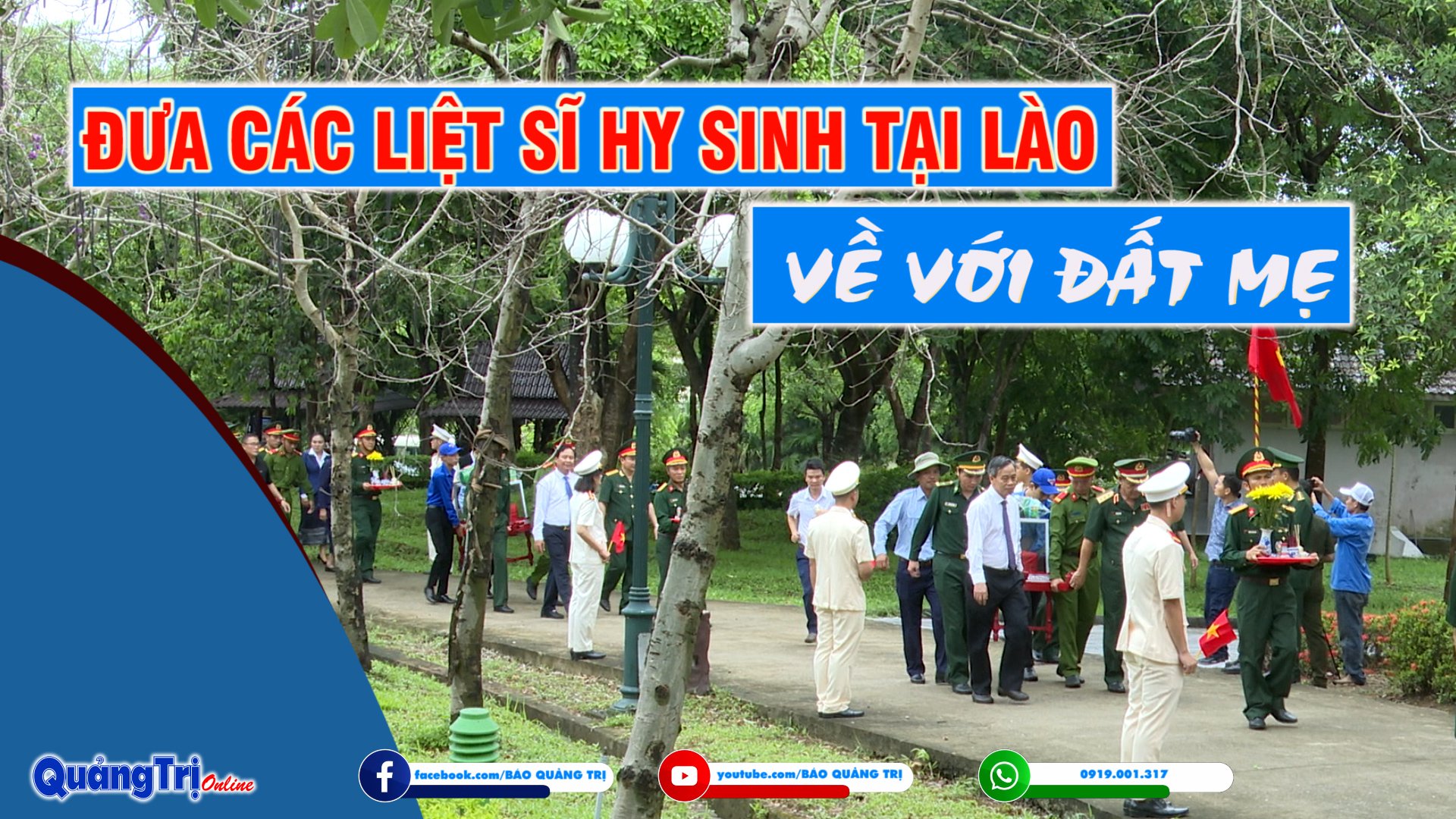 Đưa các liệt sĩ hy sinh tại Lào về với đất mẹ