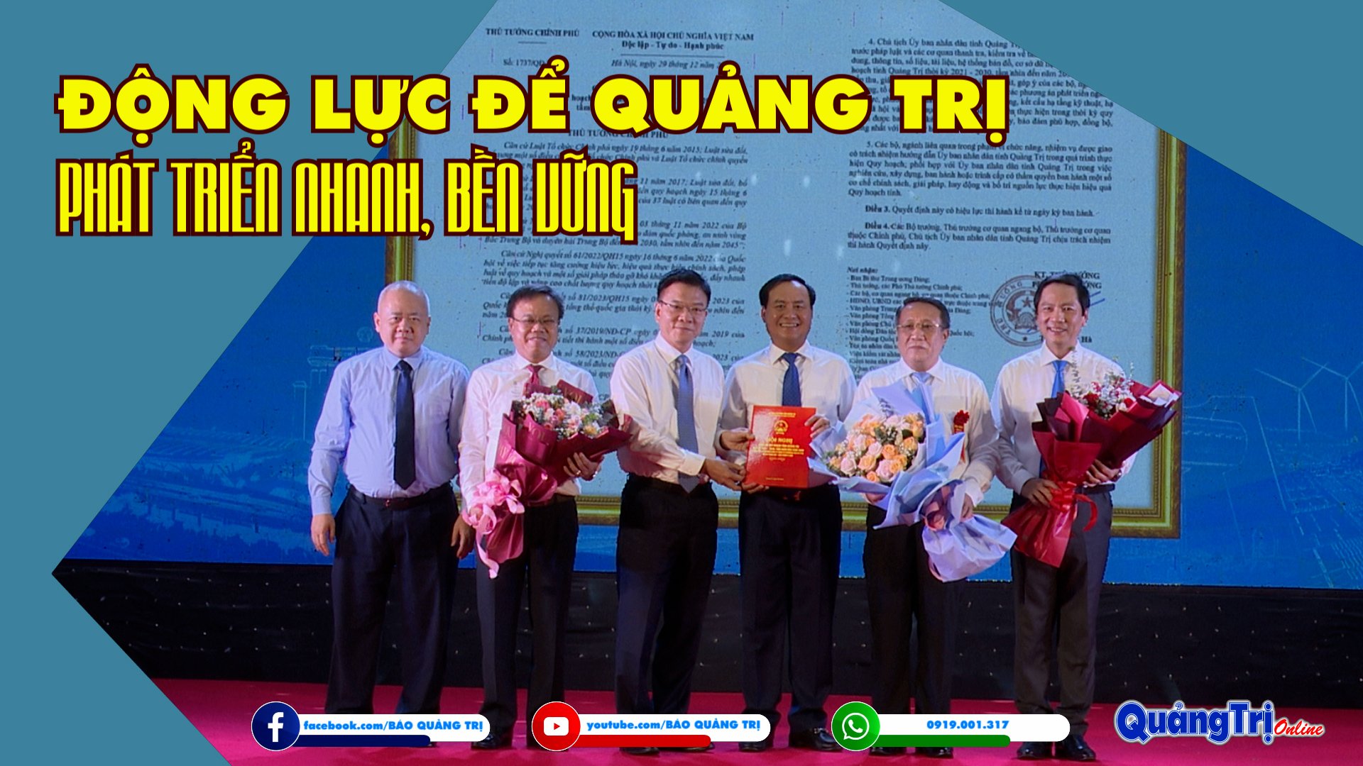 Động lực để Quảng Trị phát triển nhanh, bền vững