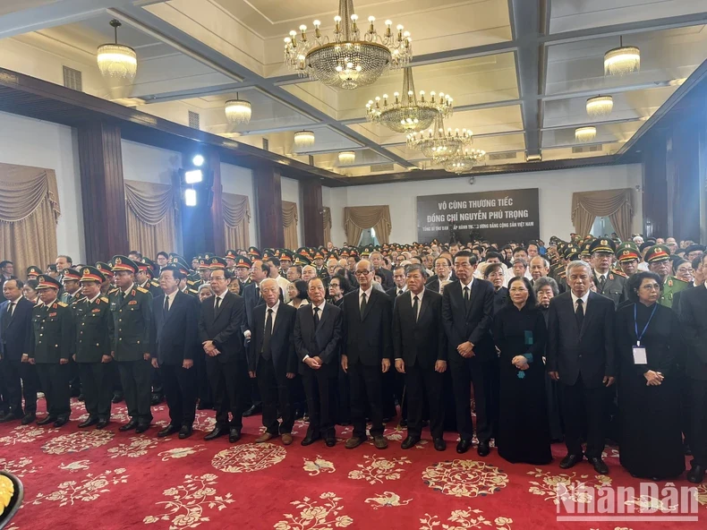 Lễ viếng Tổng Bí thư Nguyễn Phú Trọng