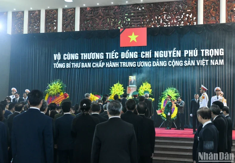 Lễ viếng Tổng Bí thư Nguyễn Phú Trọng