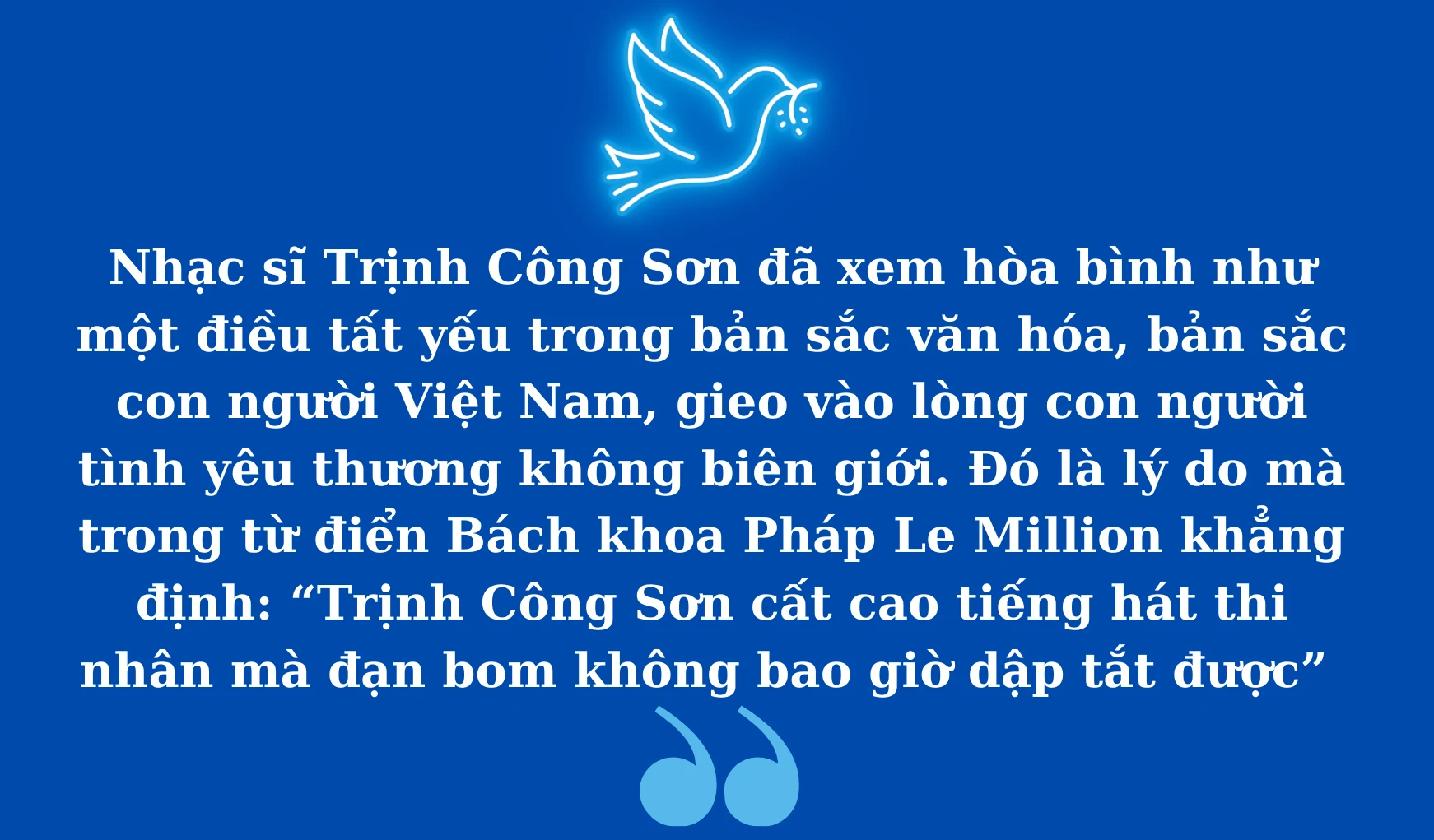 Hòa Bình- Từ khát vọng đến hiện thực