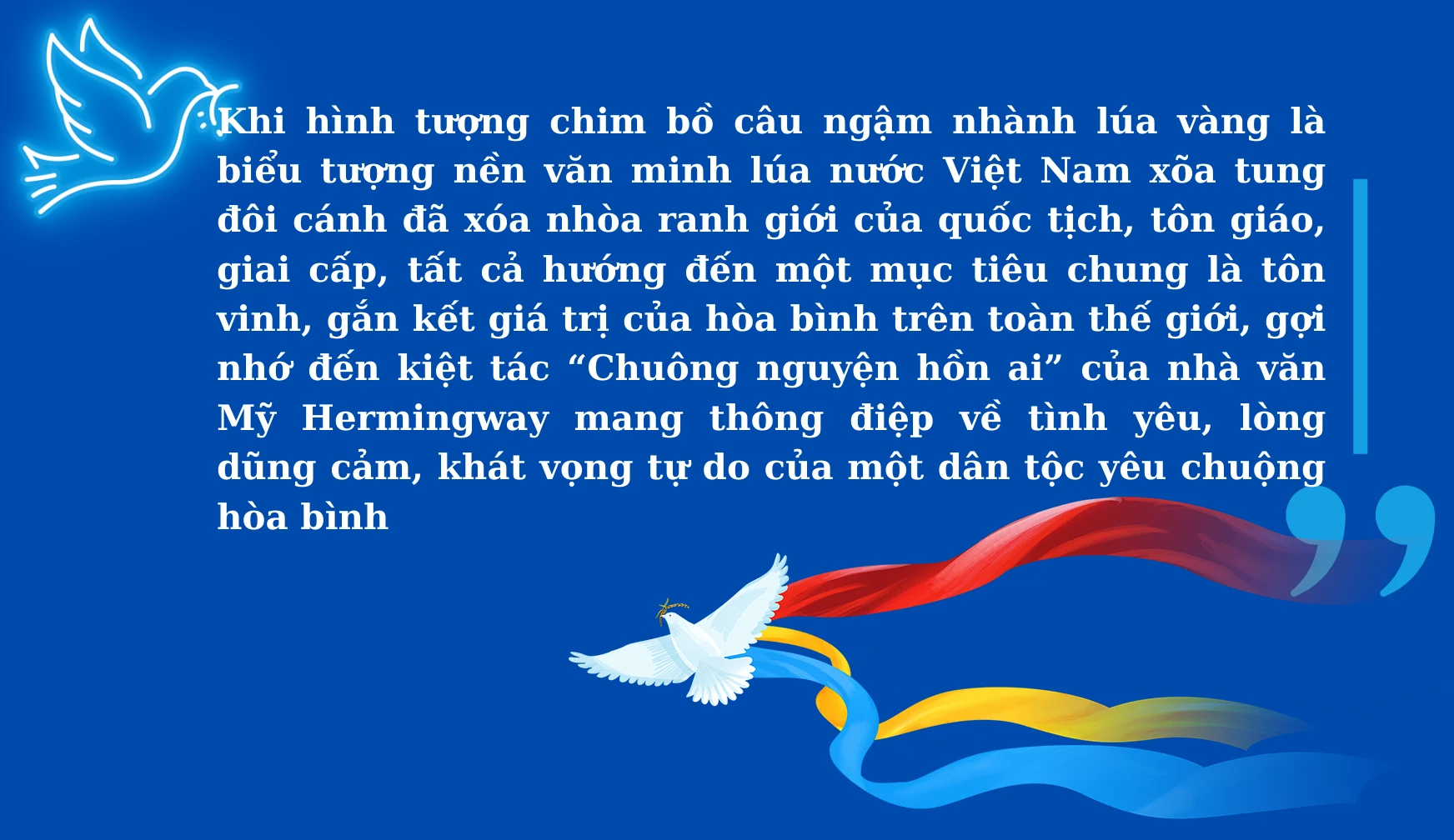Hòa Bình- Từ khát vọng đến hiện thực