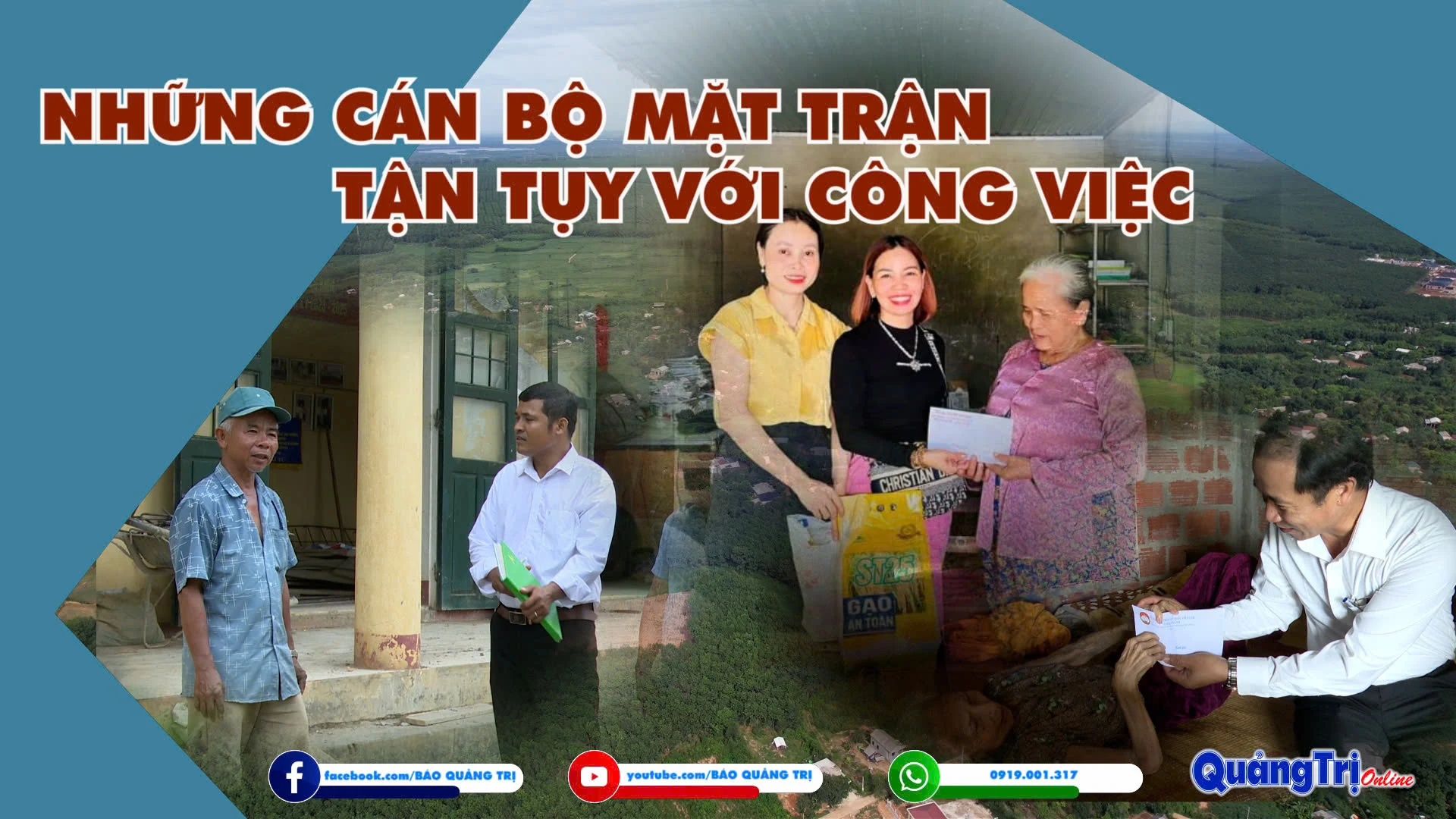 Những cán bộ Mặt trận tận tụy với công việc
