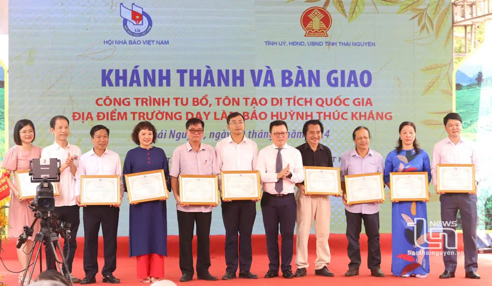 Khánh thành Công trình tu bổ, tôn tạo Di tích Trường dạy làm báo Huỳnh Thúc Kháng