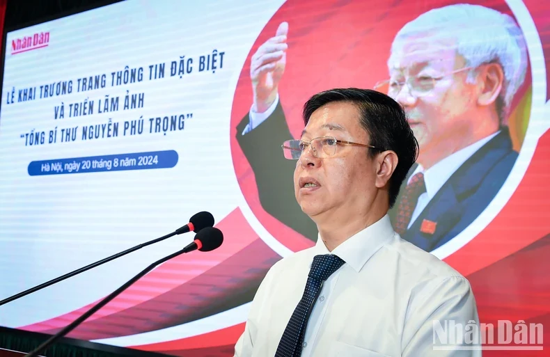 Khai trương Trang thông tin đặc biệt “Tổng Bí thư Nguyễn Phú Trọng - Nhà lãnh đạo có tâm, có tầm của Đảng”