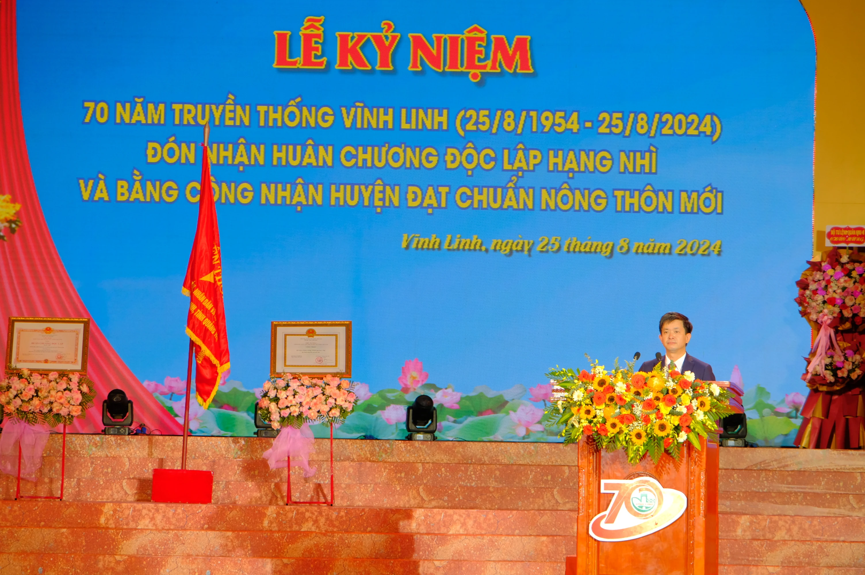 Tổ chức trọng thể lễ kỷ niệm 70 năm truyền thống Vĩnh Linh