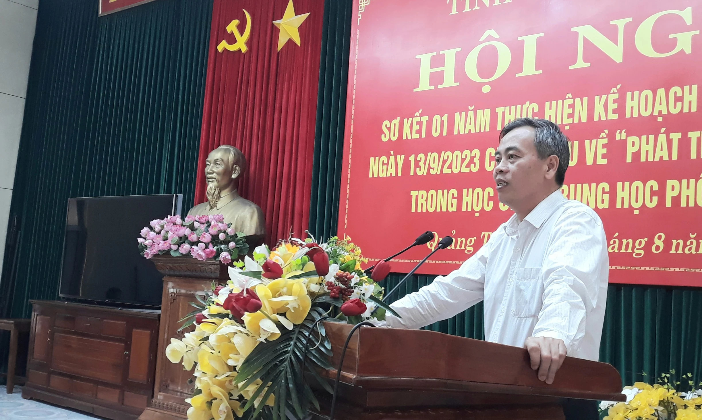 Sơ kết 1 năm thực hiện Kế hoạch số 115-KH/TU về phát triển đảng viên trong học sinh THPT