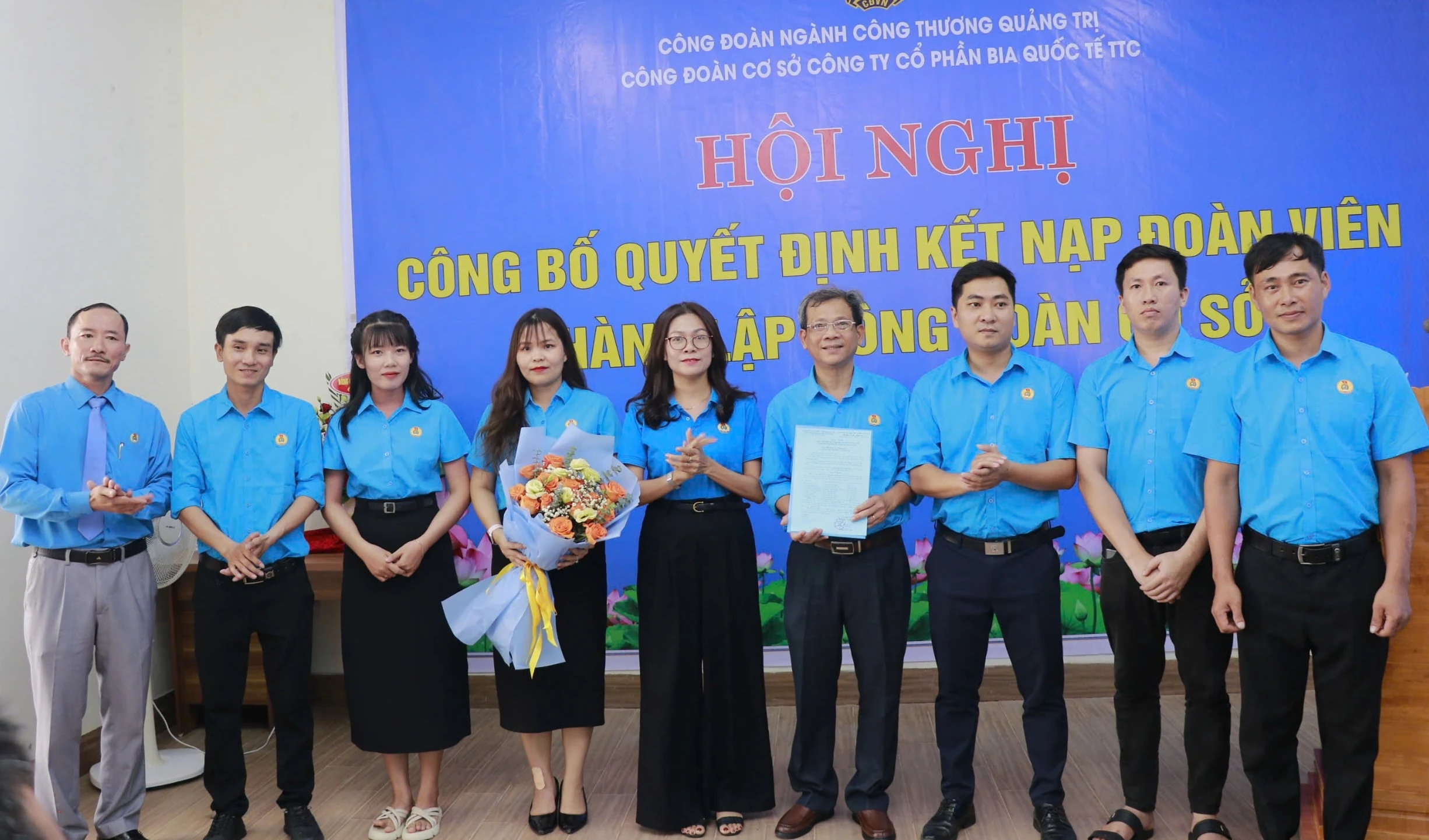 Thành lập công đoàn cơ sở Công ty Cổ phần Bia quốc tế TTC