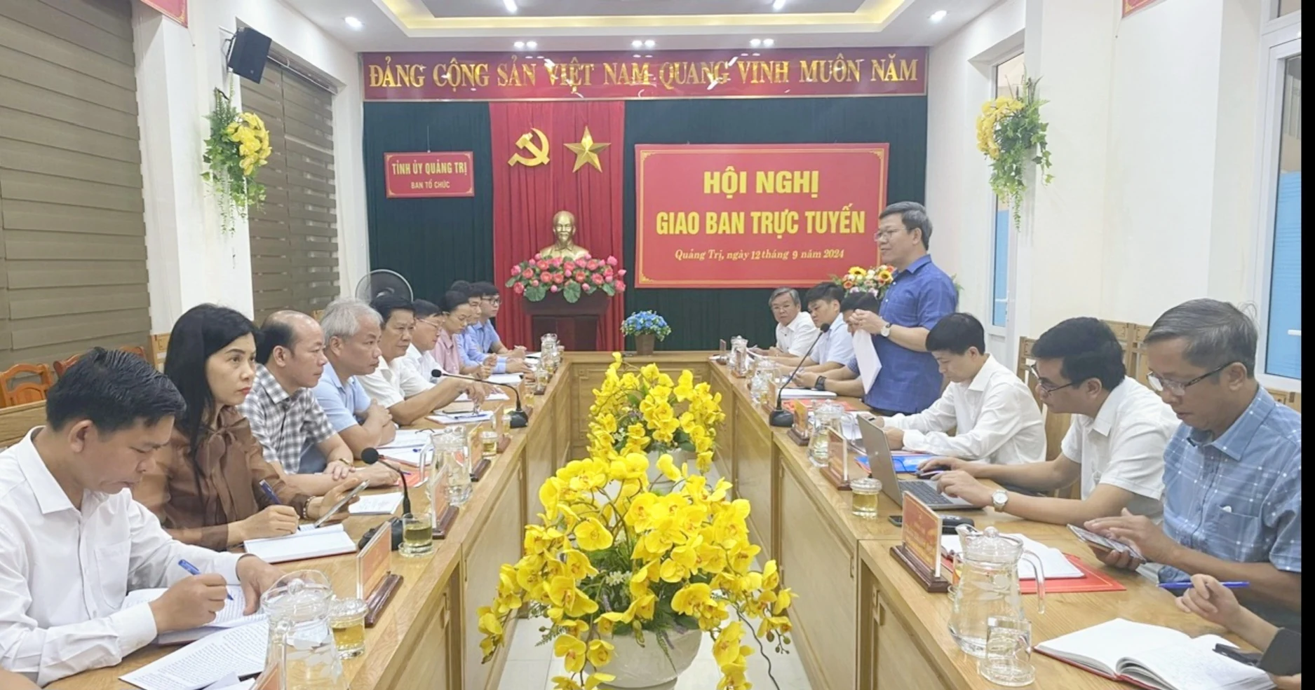 Đoàn kiểm tra của Bộ Chính trị làm việc với Ban Tổ chức Tỉnh ủy