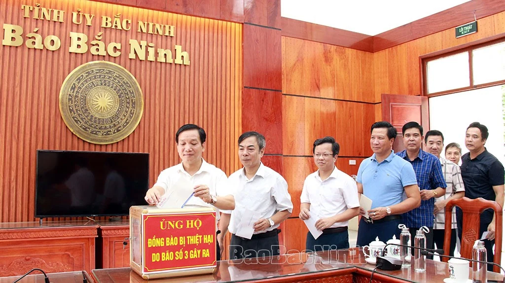 Những người làm báo Việt Nam: Chung sức đồng lòng cùng cả nước phòng, chống, khắc phục hậu quả bão số 3