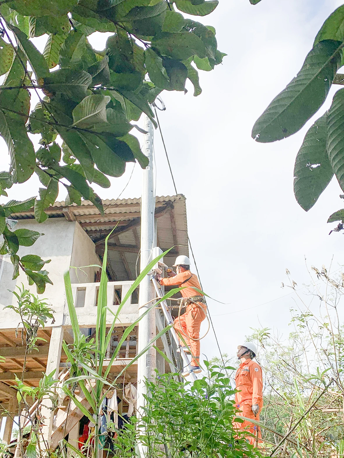 Điện lực Đakrông chú trọng công tác an toàn lao động trong mùa mưa bão