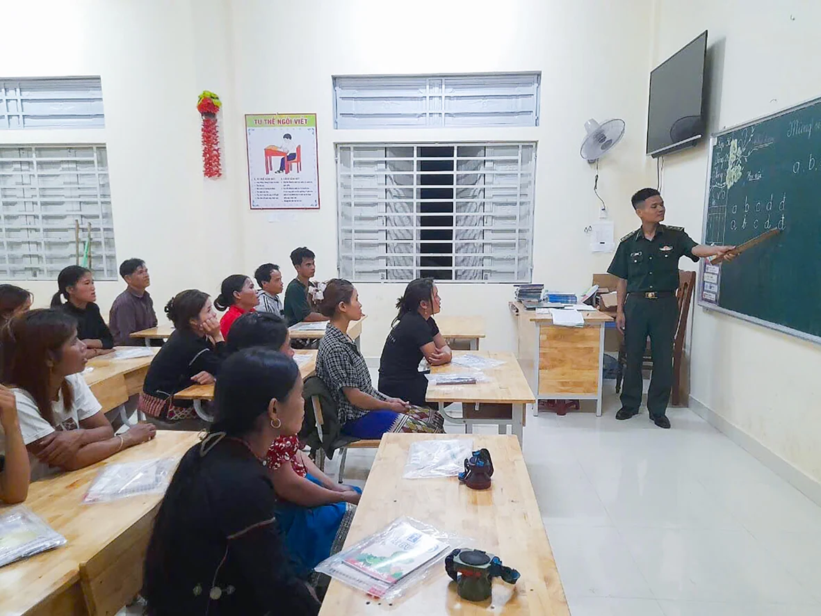 Người lính “quân hàm xanh” tự hào mang họ Bác Hồ