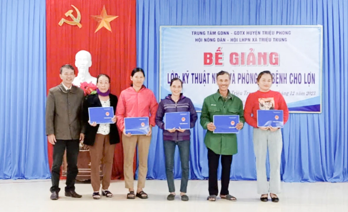 Quan tâm đào tạo nghề gắn với tạo việc làm ở huyện Triệu Phong