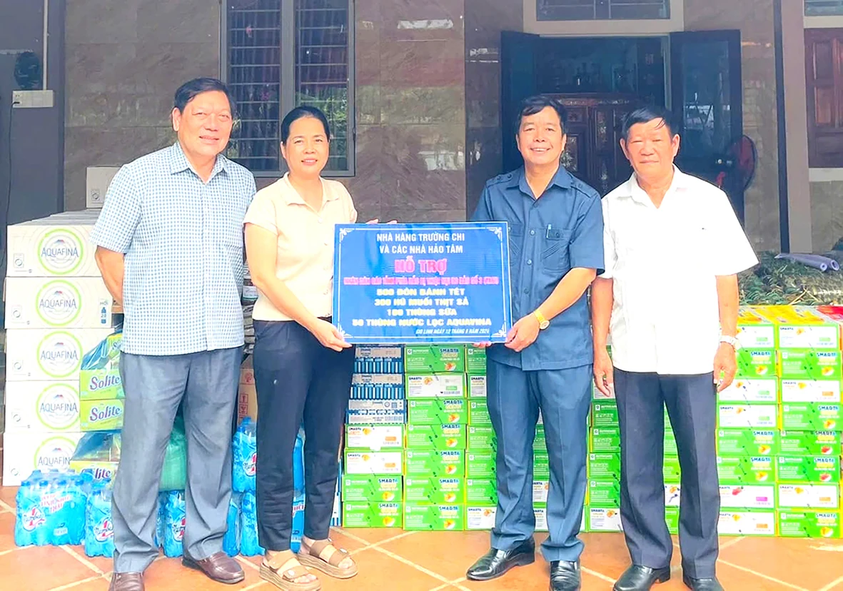Tấm lòng người dân huyện Gio Linh hướng về đồng bào miền Bắc bị ảnh hưởng thiên tai