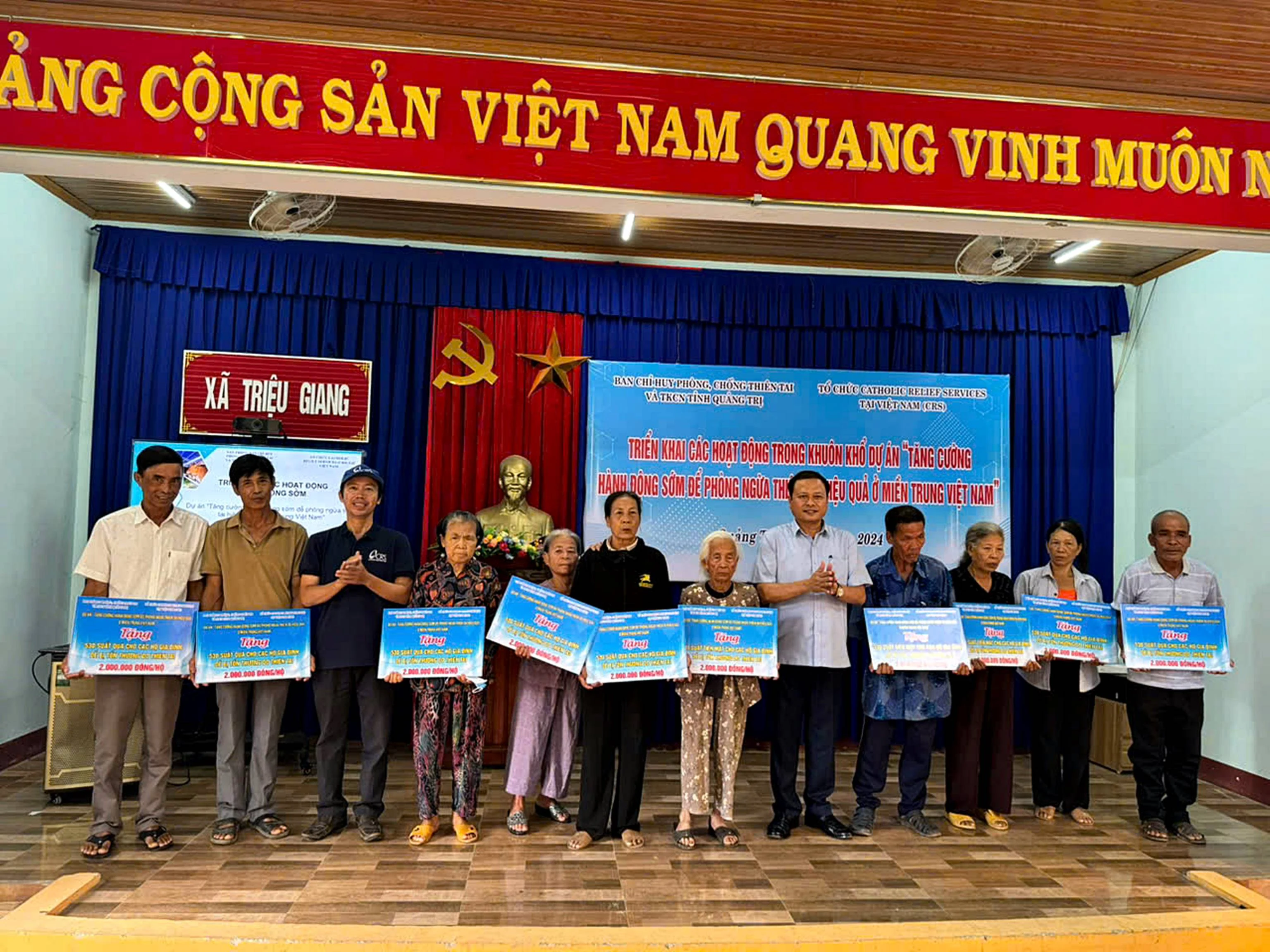 Triển khai các hoạt động của dự án tăng cường hành động sớm để phòng ngừa thiên tai hiệu quả