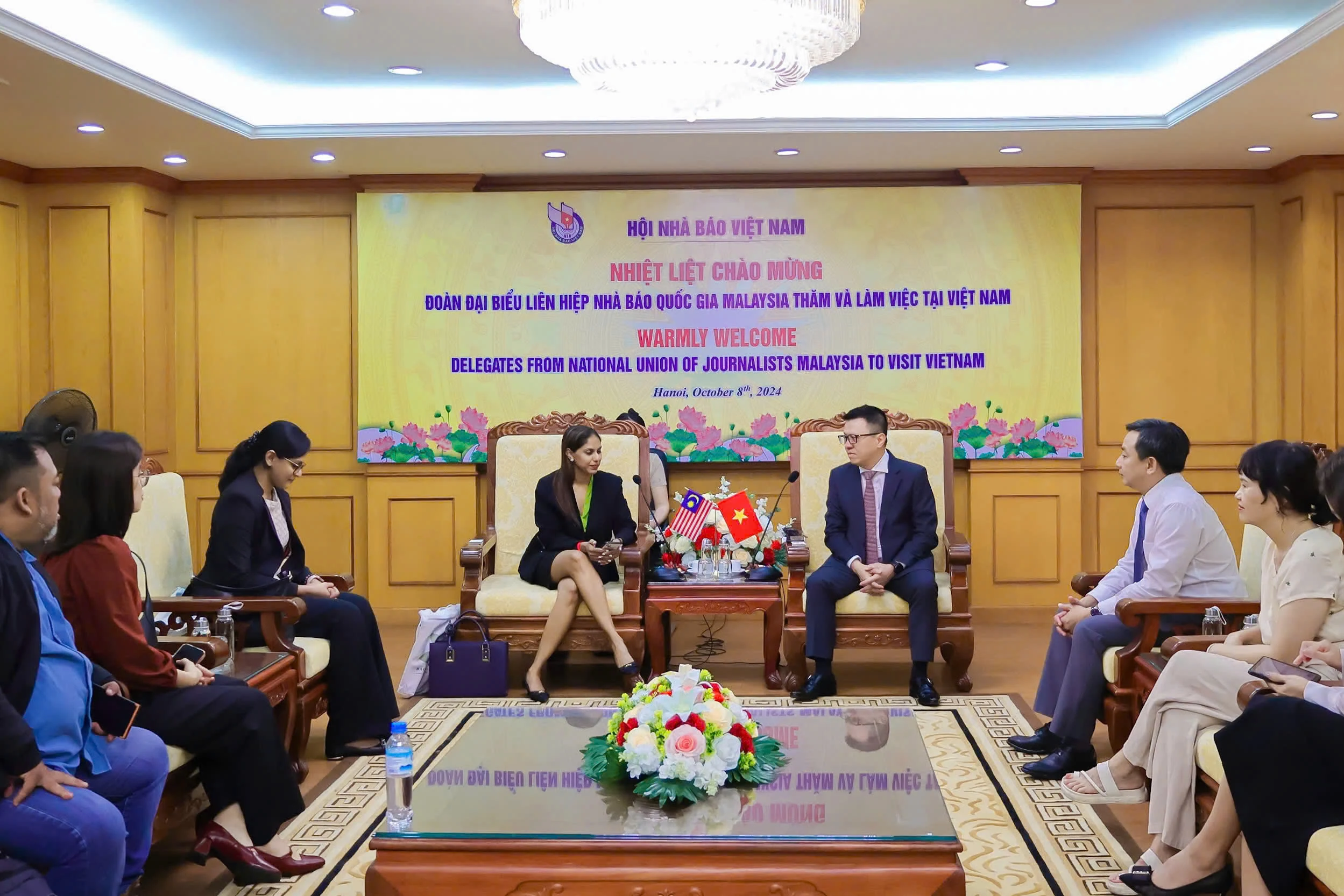 Hội Nhà báo Việt Nam làm việc với Liên Hiệp Nhà báo quốc gia Malaysia