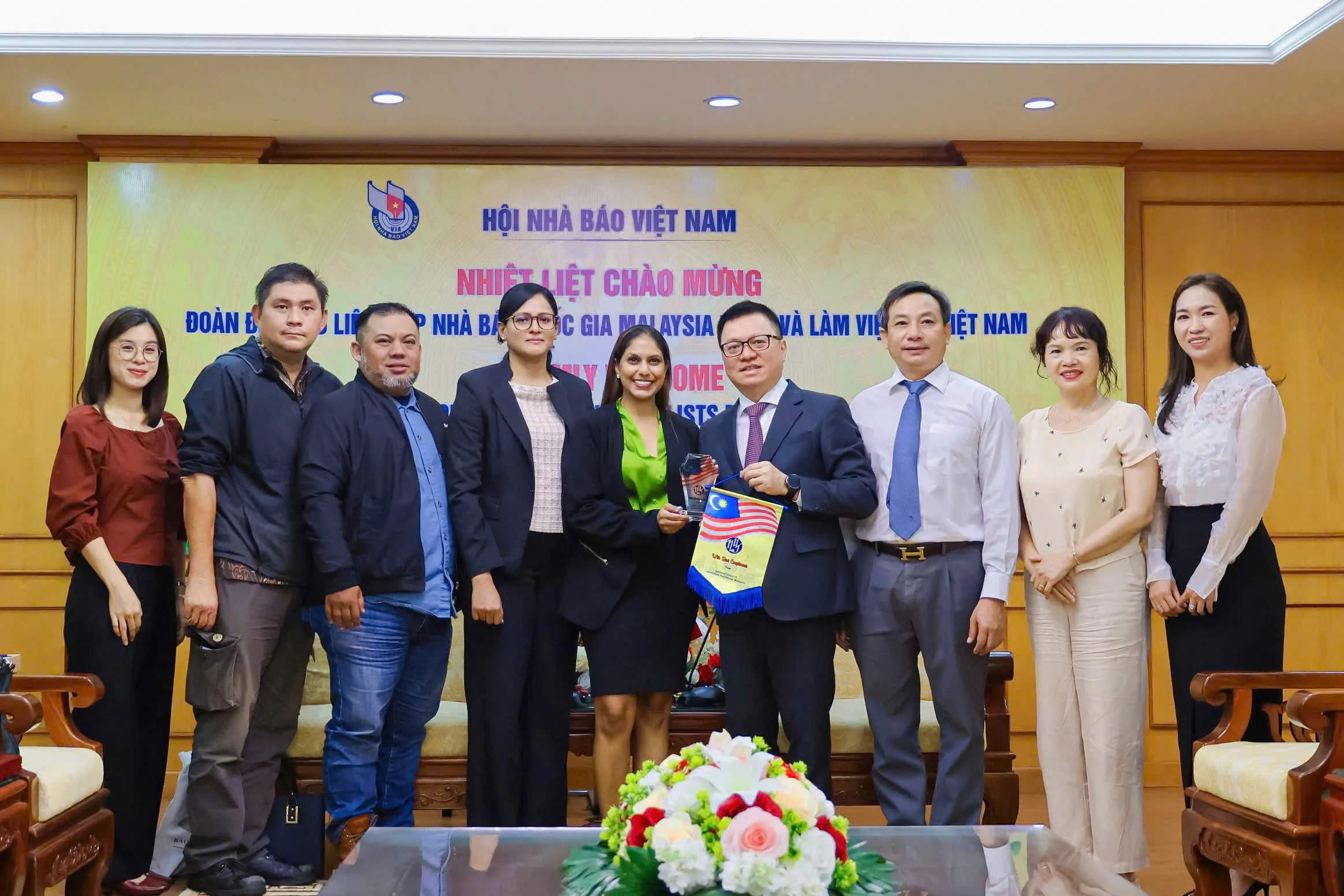 Hội Nhà báo Việt Nam làm việc với Liên Hiệp Nhà báo quốc gia Malaysia