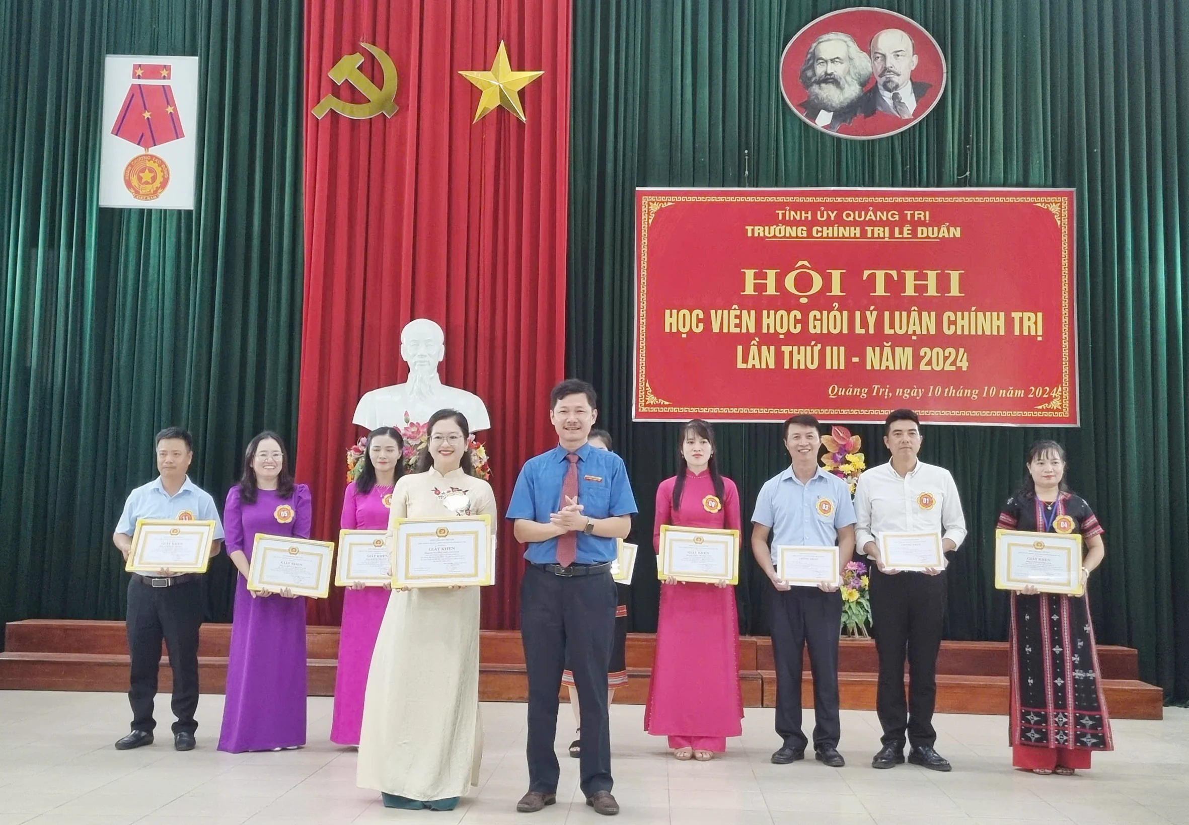 Hội thi học viên học giỏi lý luận chính trị