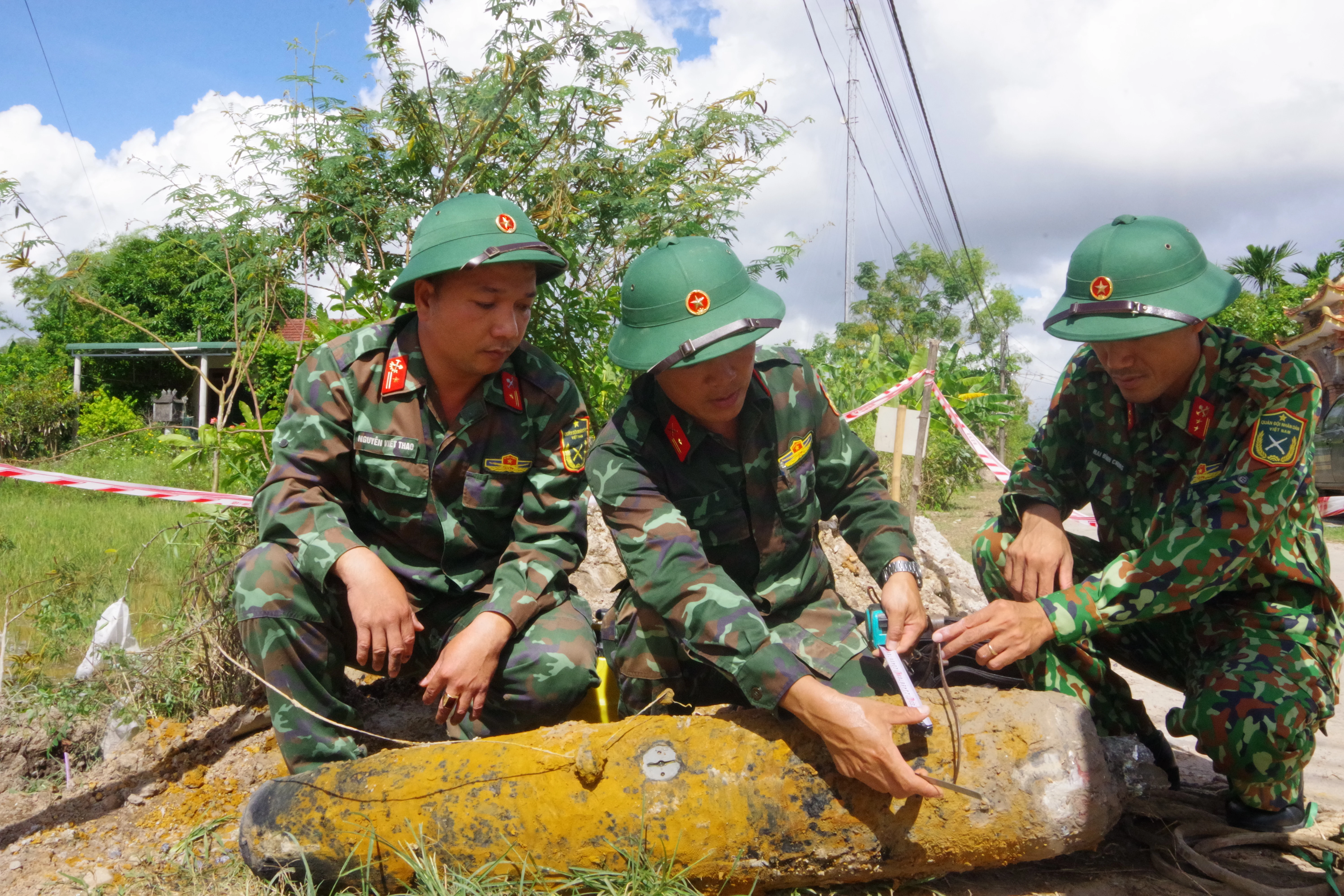 Quảng Trị: Xử lý an toàn quả bom nặng 113kg