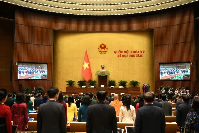 Quốc hội khóa XV khai mạc kỳ họp thứ 8, tiến hành bầu Chủ tịch nước