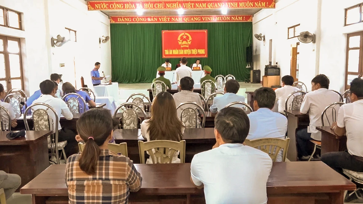 Đảm bảo an ninh trật tự trên địa bàn huyện Triệu Phong