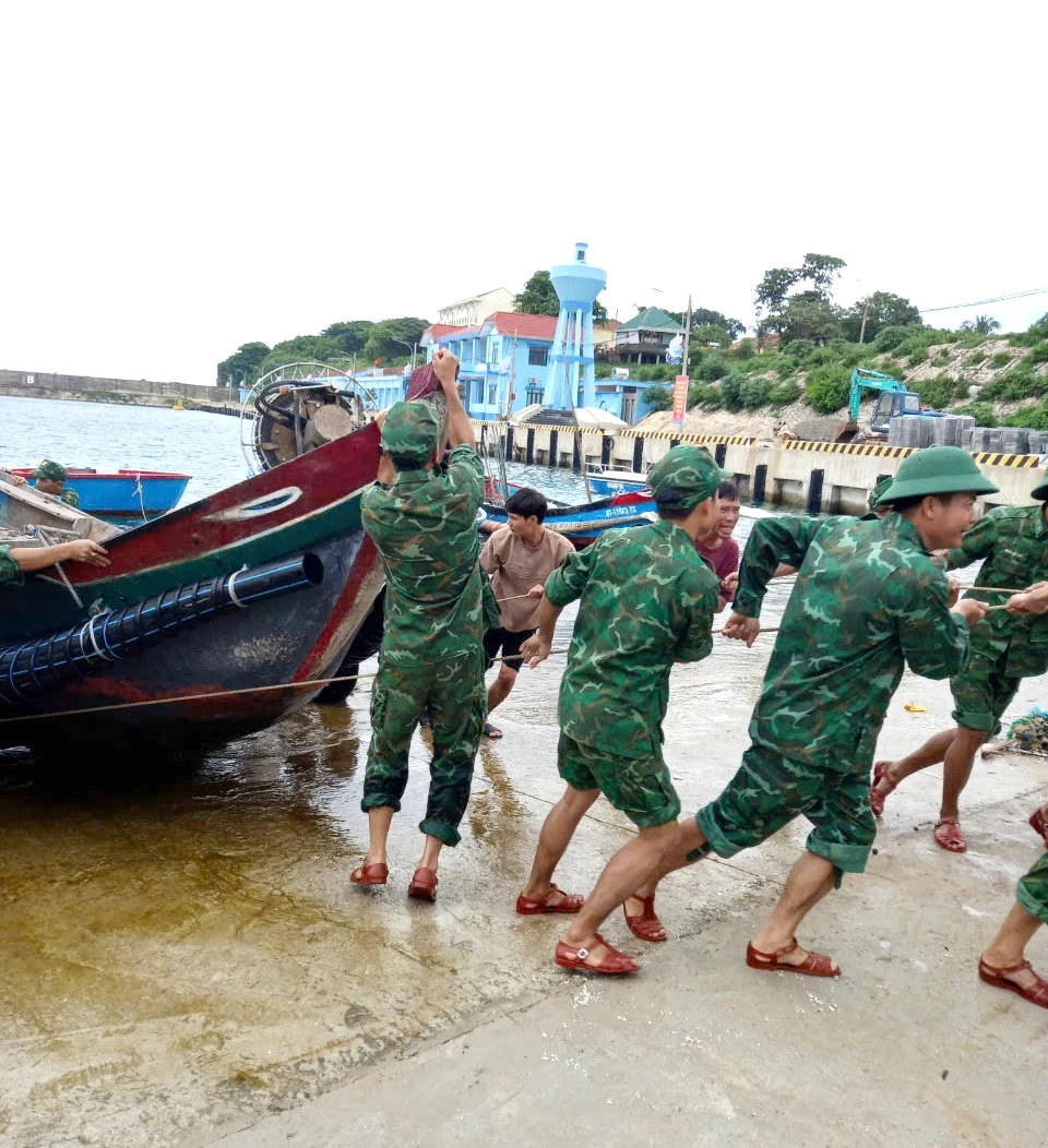 Cồn Cỏ: Sẵn sàng phương án sơ tán dân xuống hầm tránh bão số 6