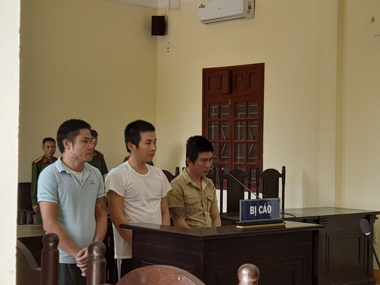Sử dụng trái phép chất ma túy, ba công nhân bị tuyên gần 22 năm tù