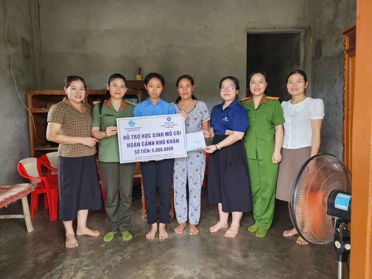 Phụ nữ Công an Quảng Trị tích cực tham gia phong trào thi đua