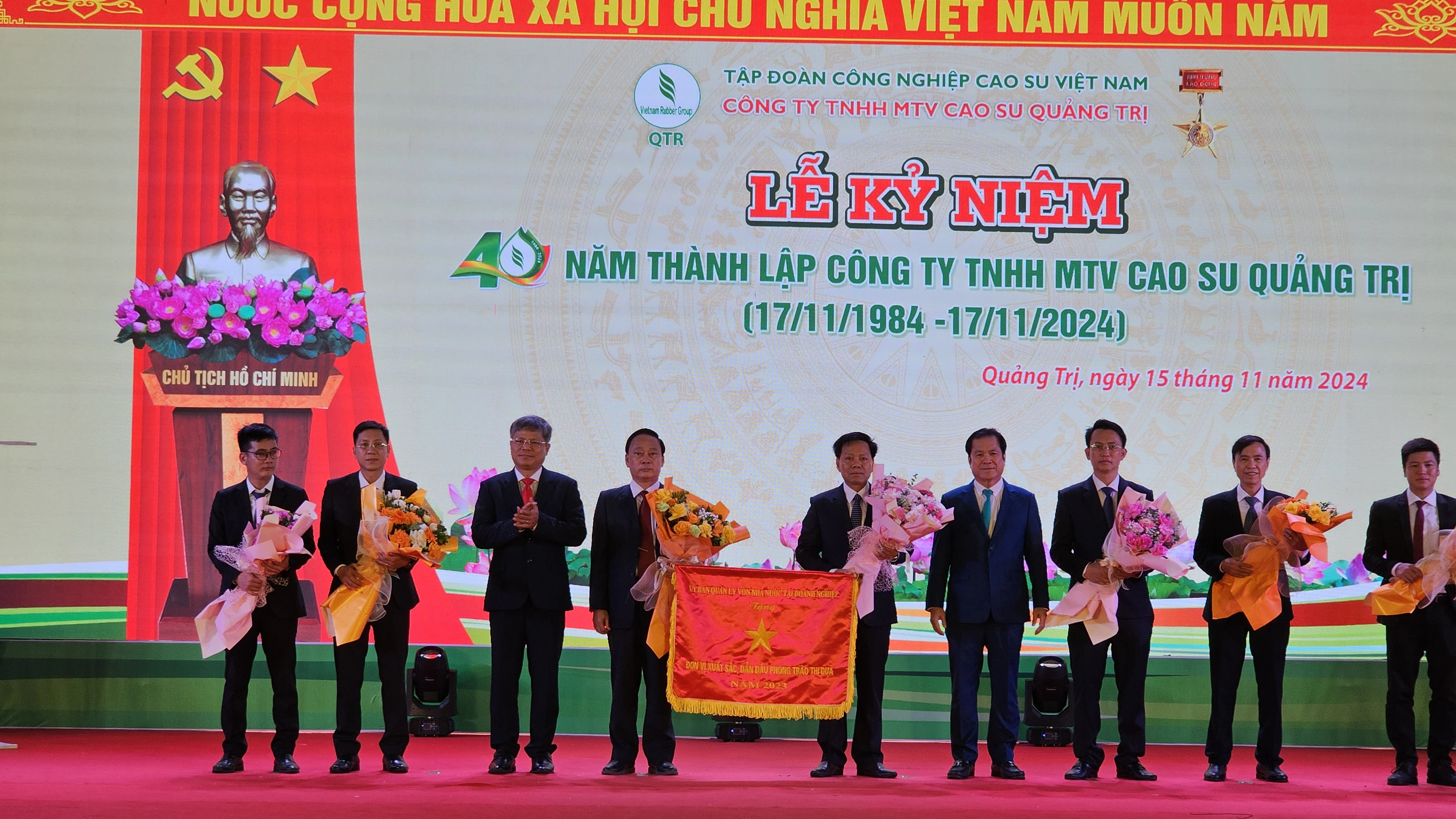 Kỷ niệm 40 năm thành lập Công ty TNHH MTV Cao su Quảng Trị