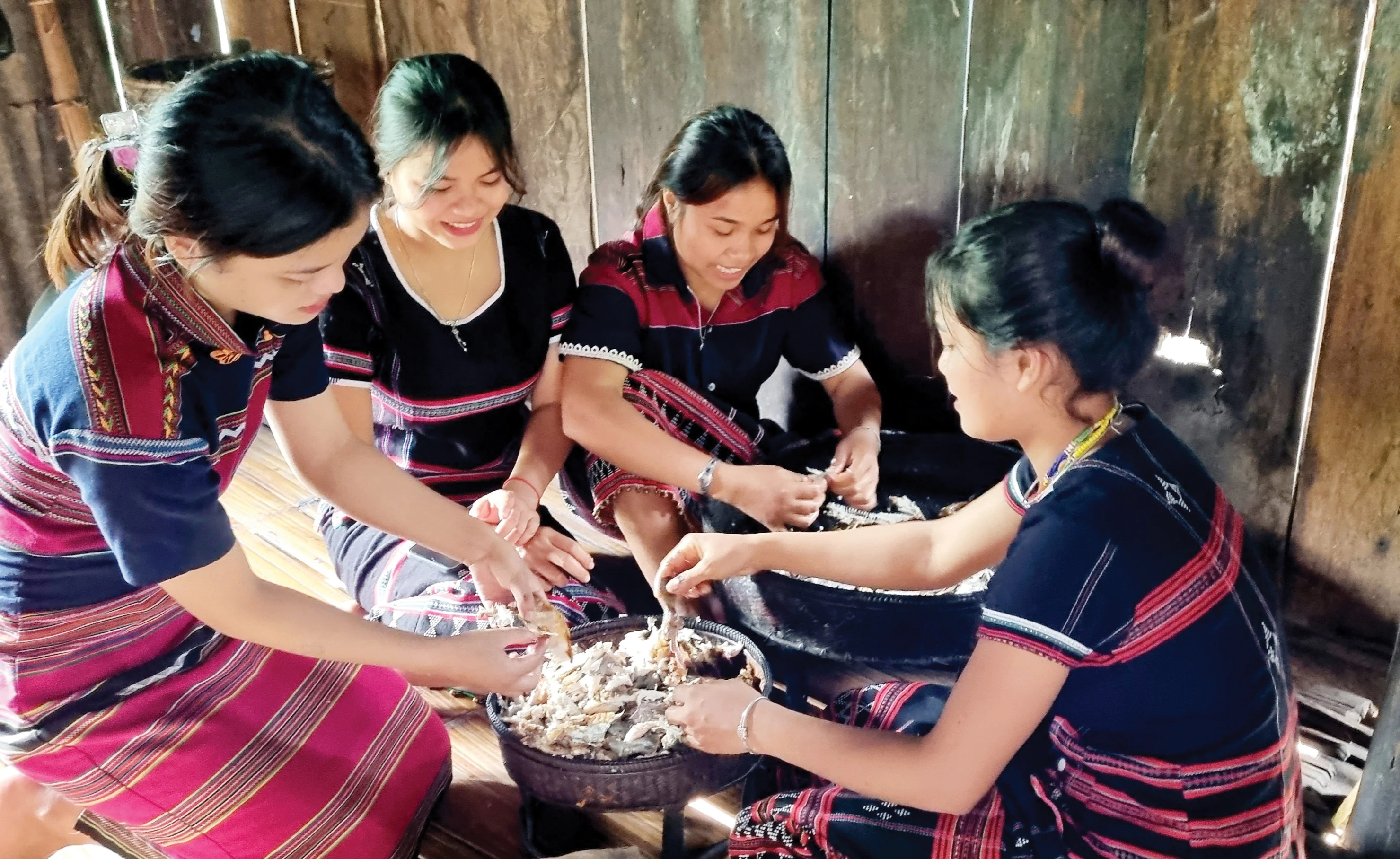 Món cháo đặc sản của đồng bào Pa Kô