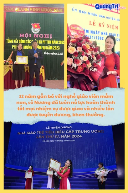 Nữ nhà giáo trẻ giỏi chuyên môn, mạnh phong trào