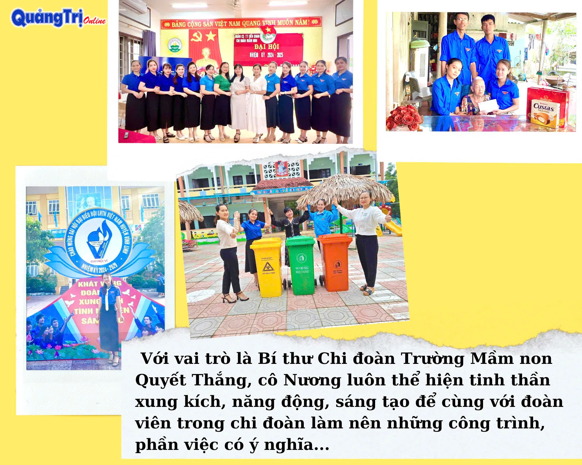 Nữ nhà giáo trẻ giỏi chuyên môn, mạnh phong trào