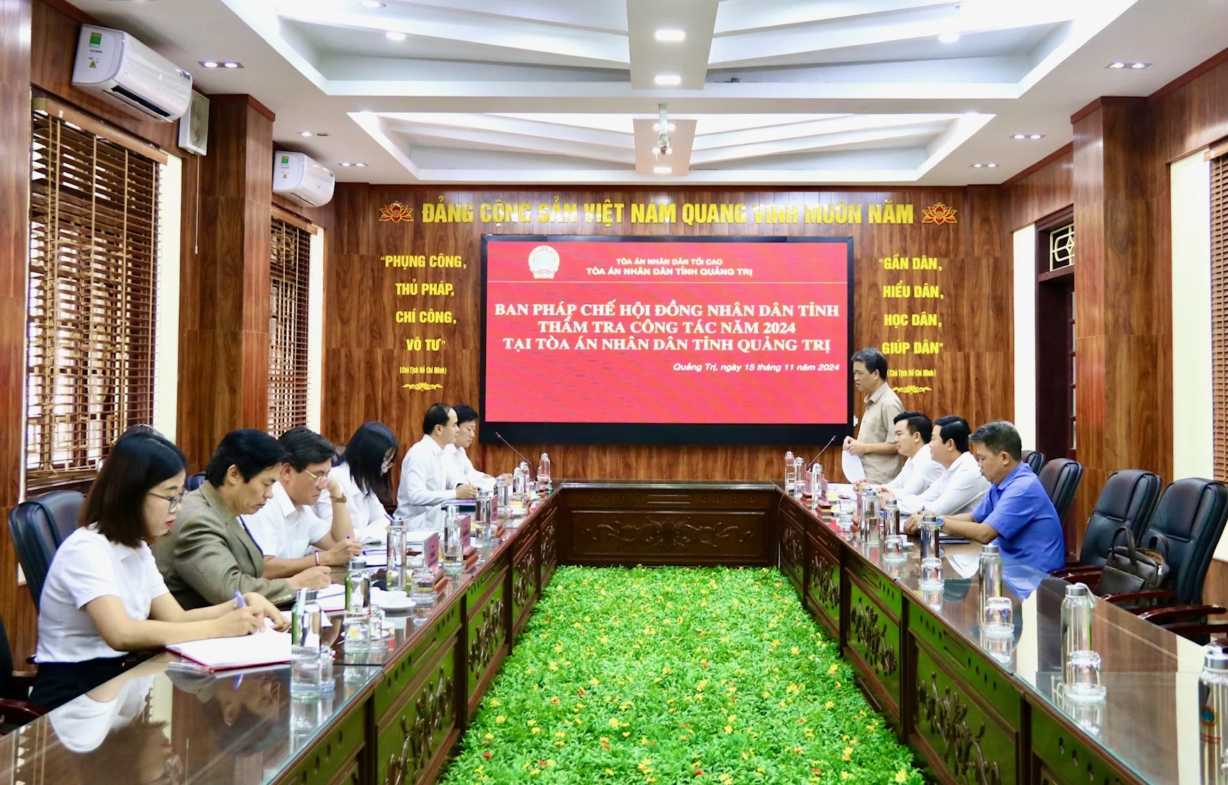 Ban Pháp chế HĐND tỉnh giám sát công tác ngành tòa án